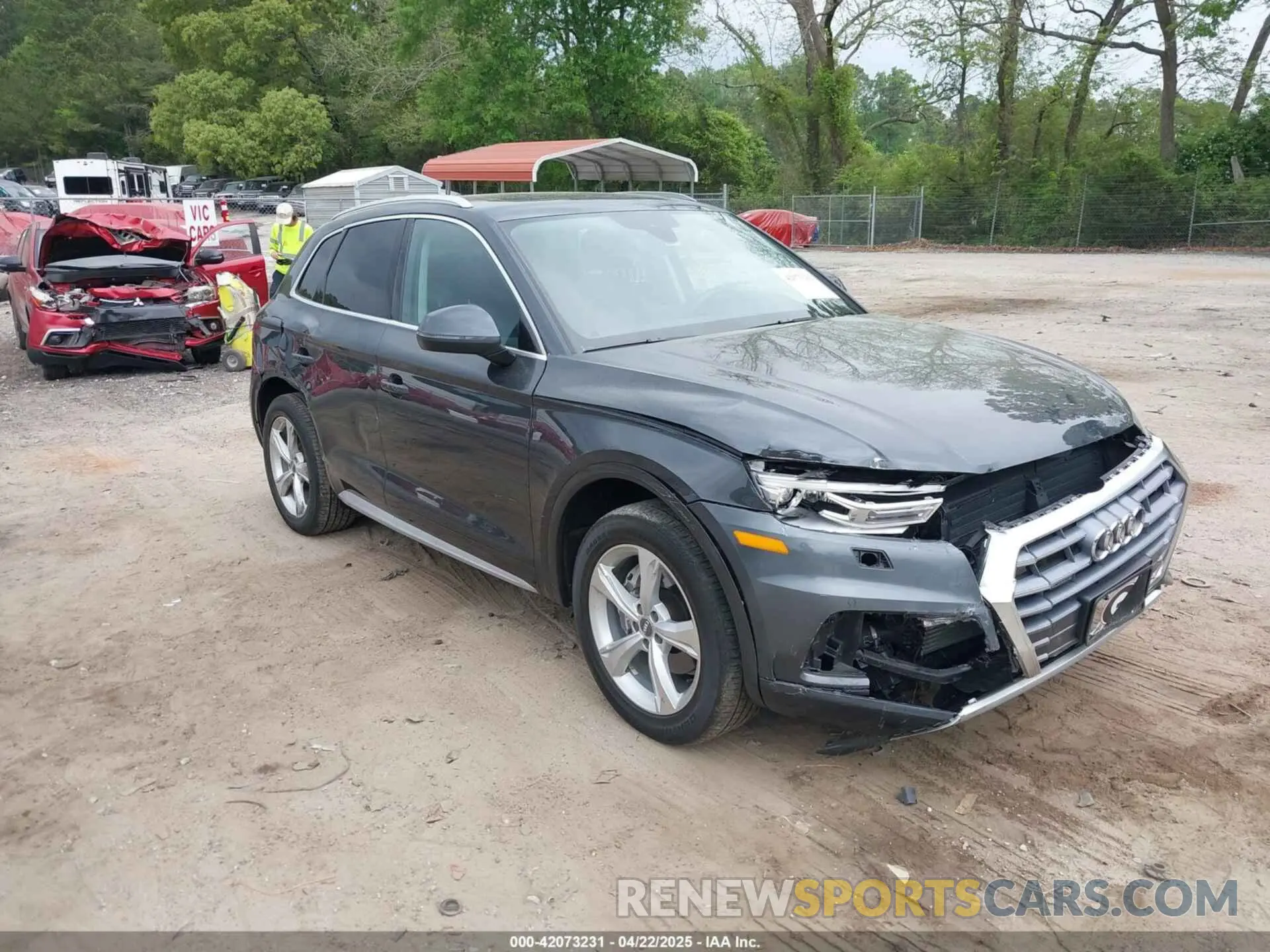 1 Photograph of a damaged car WA1ANAFYXL2084324 AUDI Q5 2020