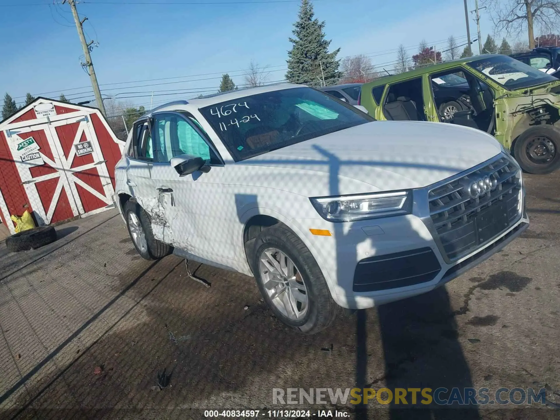 1 Photograph of a damaged car WA1ANAFYXL2094674 AUDI Q5 2020