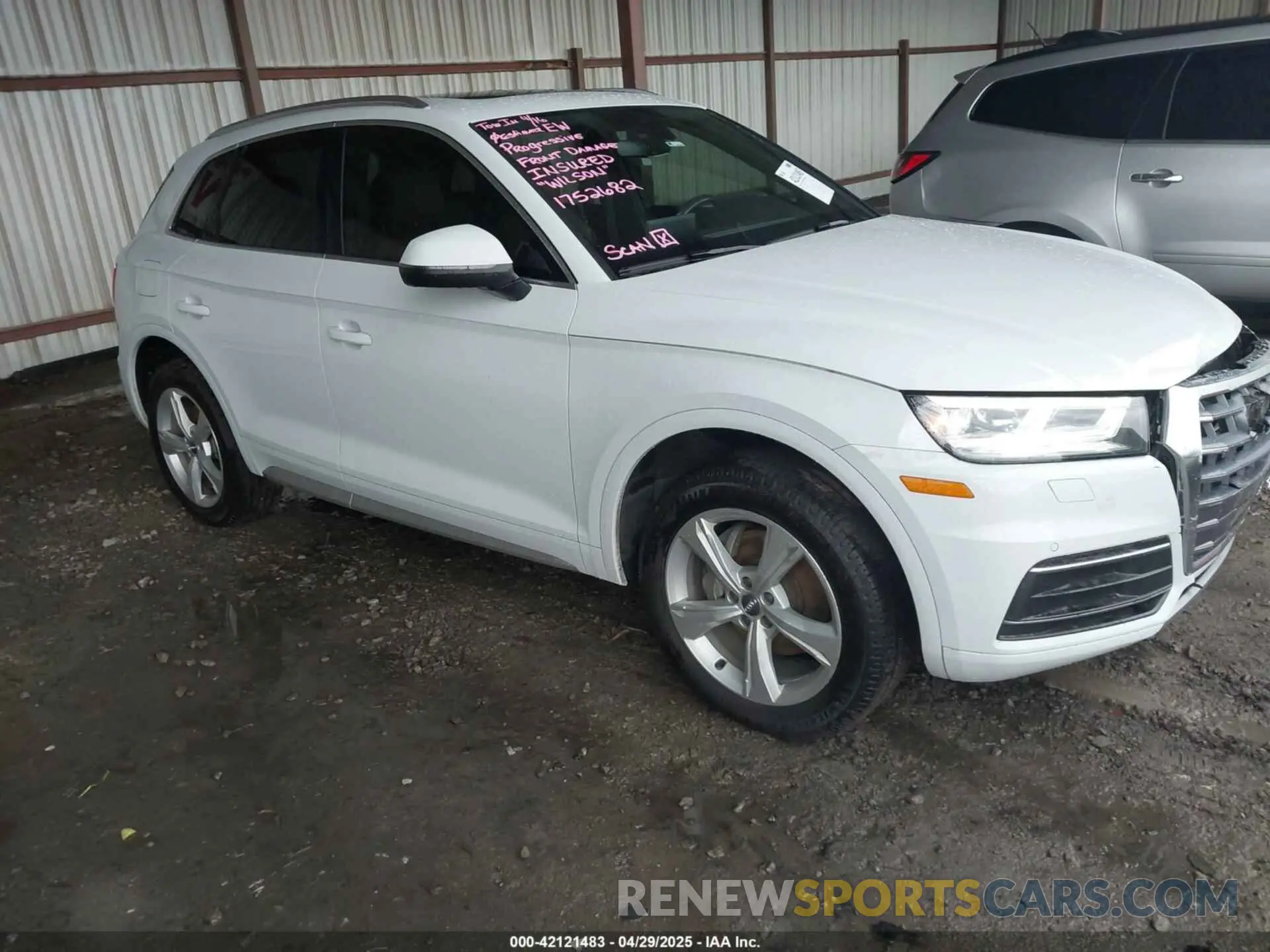 1 Фотография поврежденного автомобиля WA1BNAFY0L2105010 AUDI Q5 2020