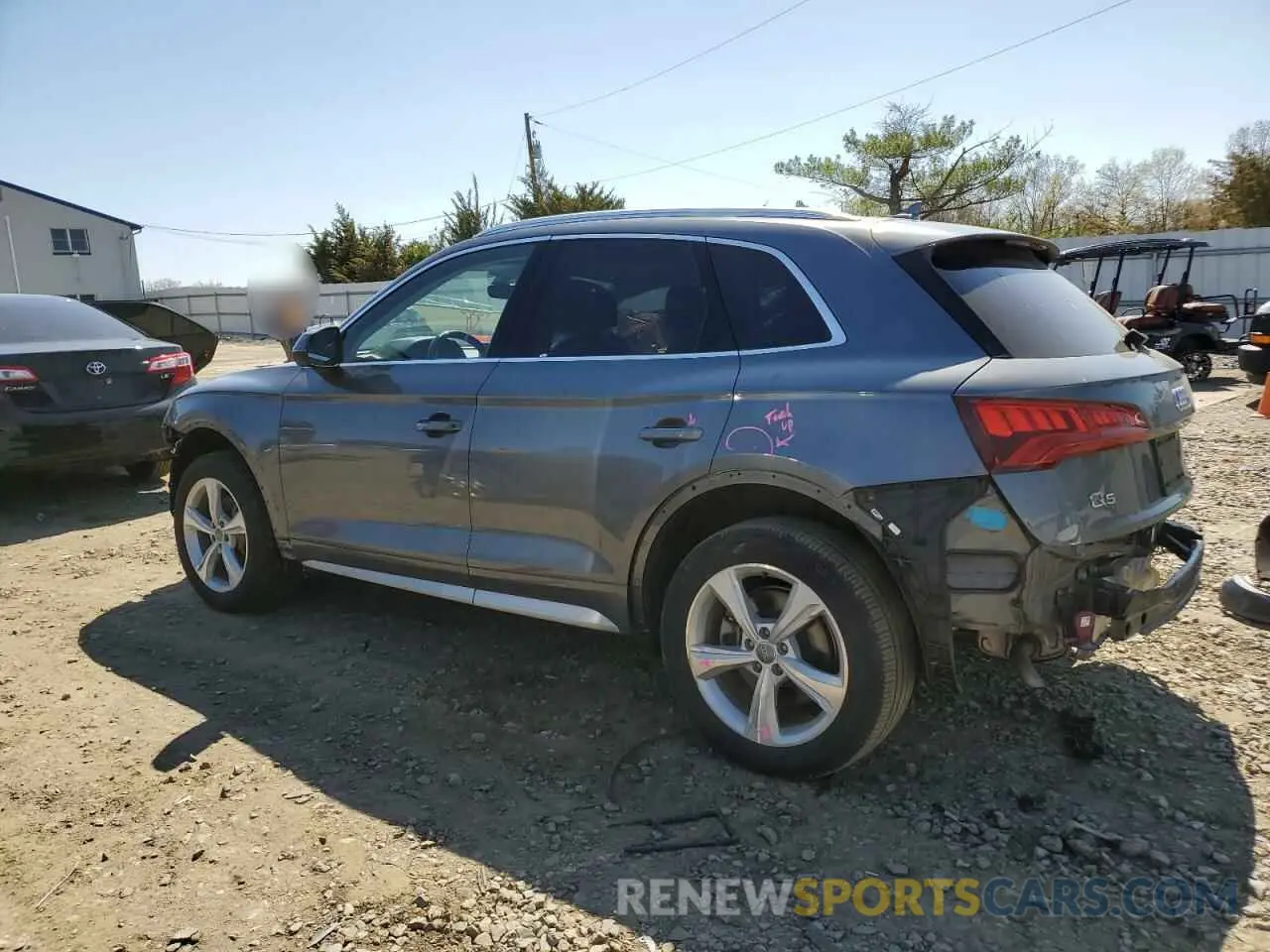 2 Фотография поврежденного автомобиля WA1BNAFY2L2068669 AUDI Q5 2020