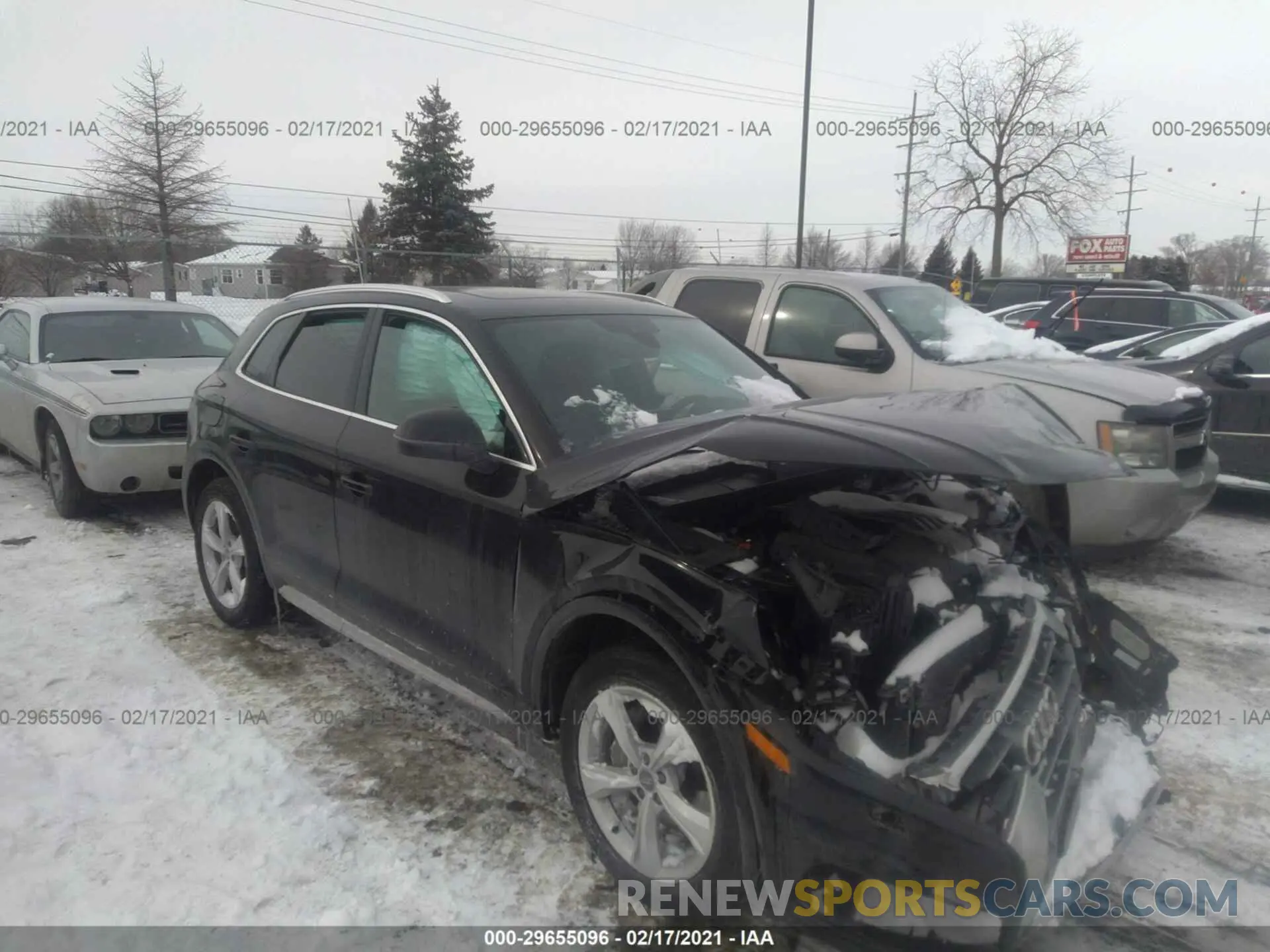 1 Photograph of a damaged car WA1BNAFY3L2029217 AUDI Q5 2020