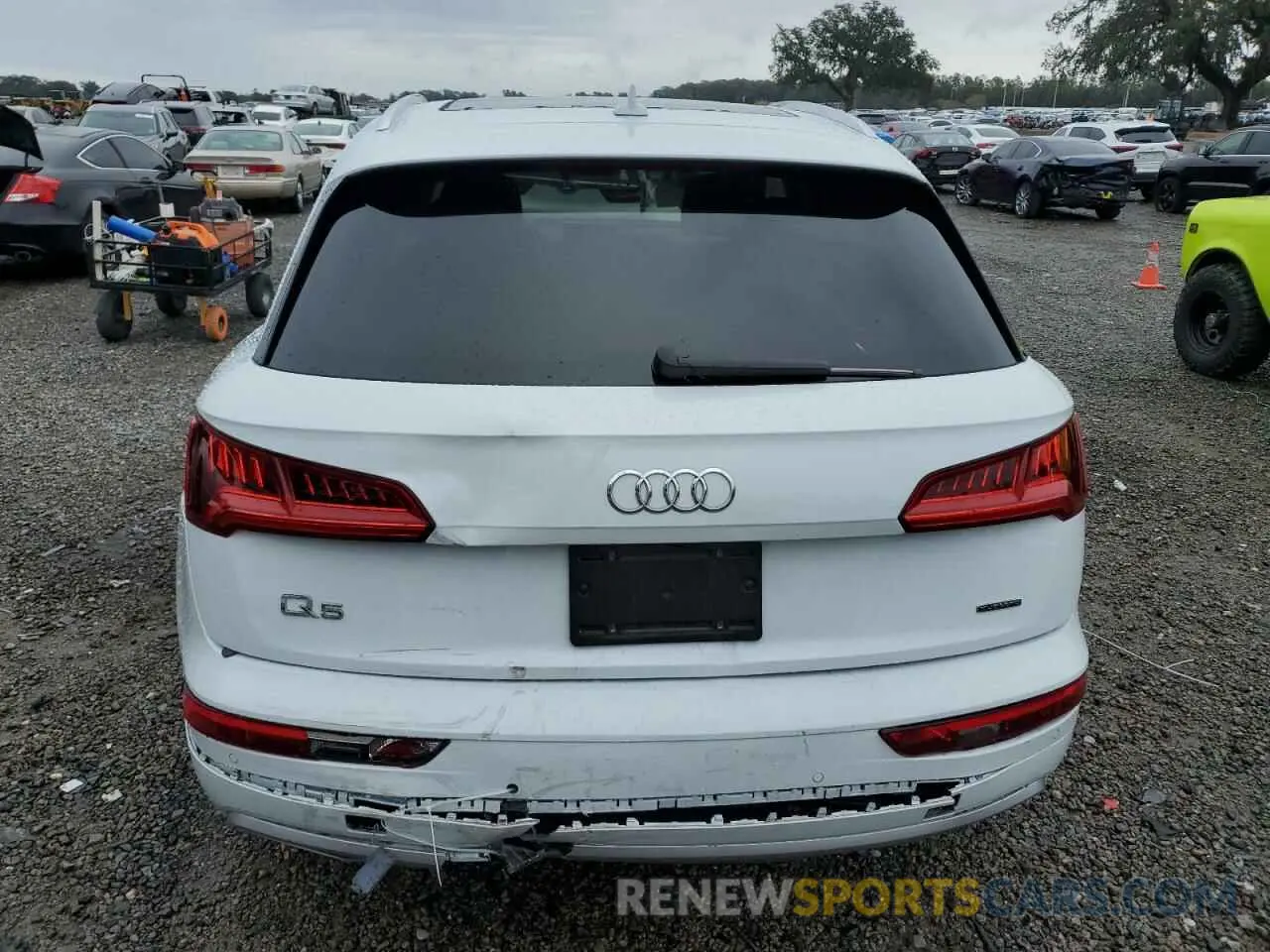6 Фотография поврежденного автомобиля WA1BNAFY5L2101549 AUDI Q5 2020