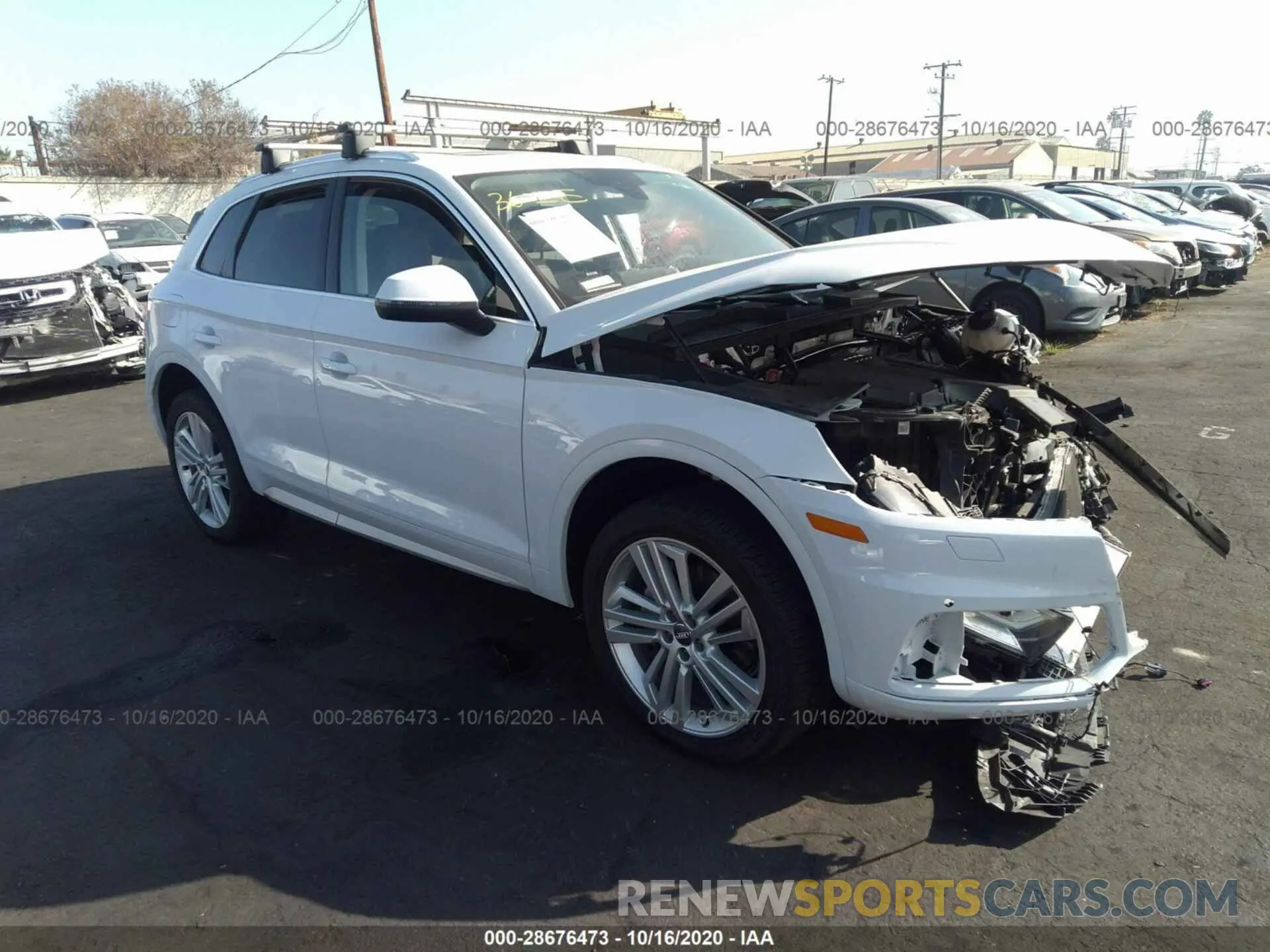 1 Photograph of a damaged car WA1BNAFY8L2038026 AUDI Q5 2020