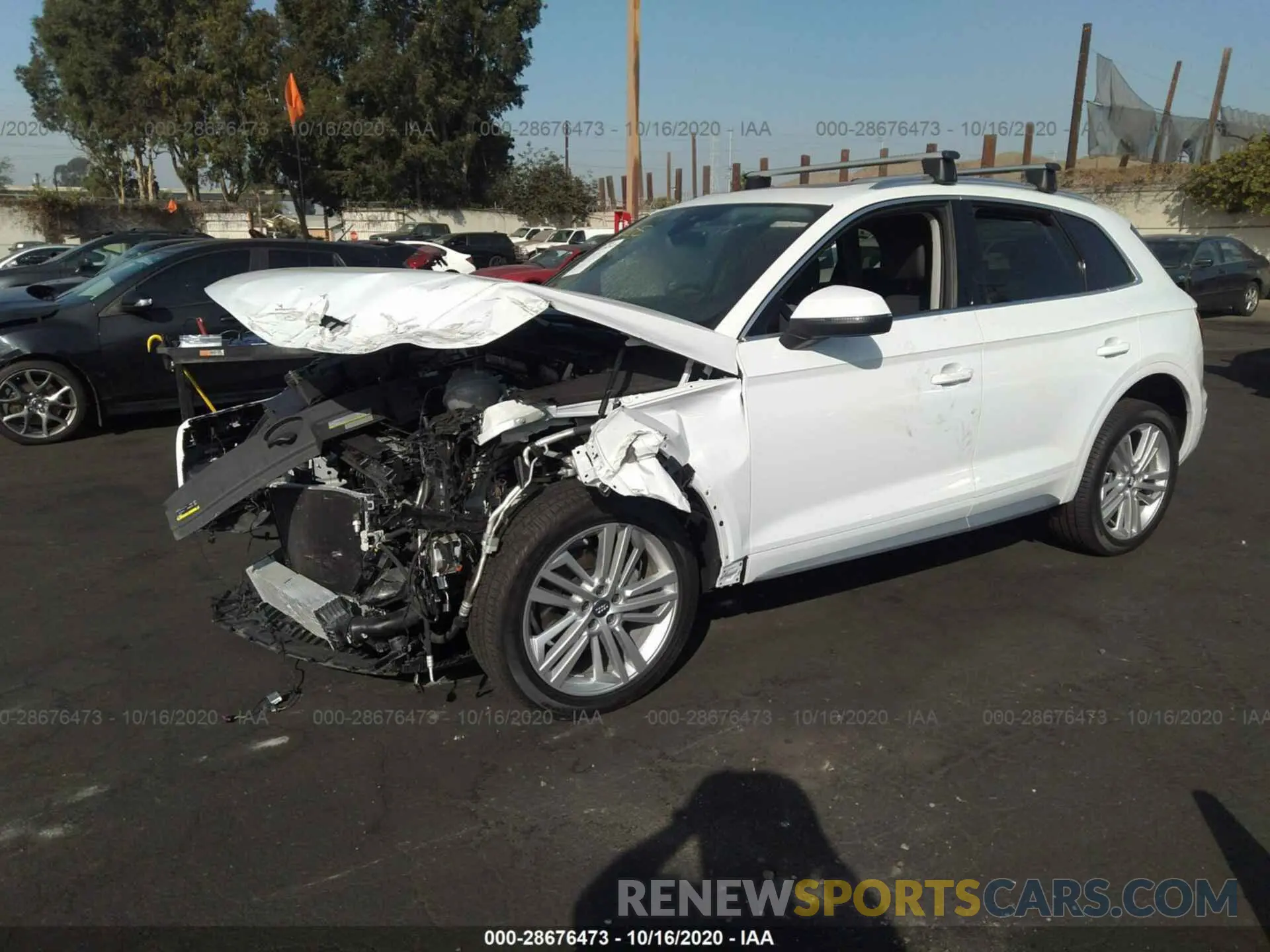 2 Photograph of a damaged car WA1BNAFY8L2038026 AUDI Q5 2020