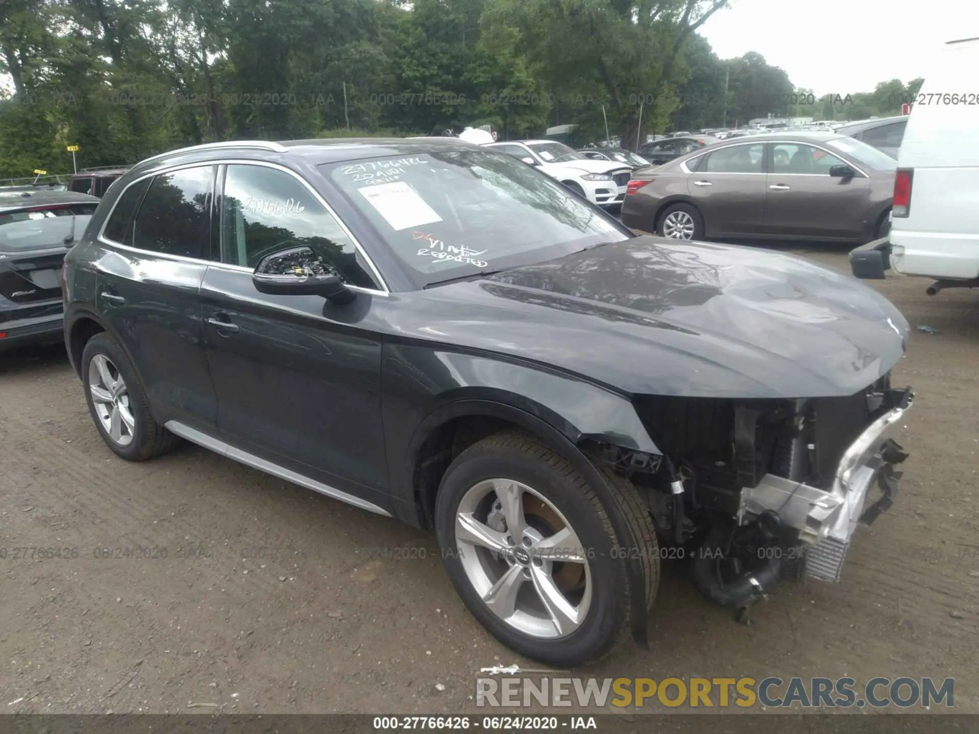 1 Photograph of a damaged car WA1BNAFY9L2016276 AUDI Q5 2020