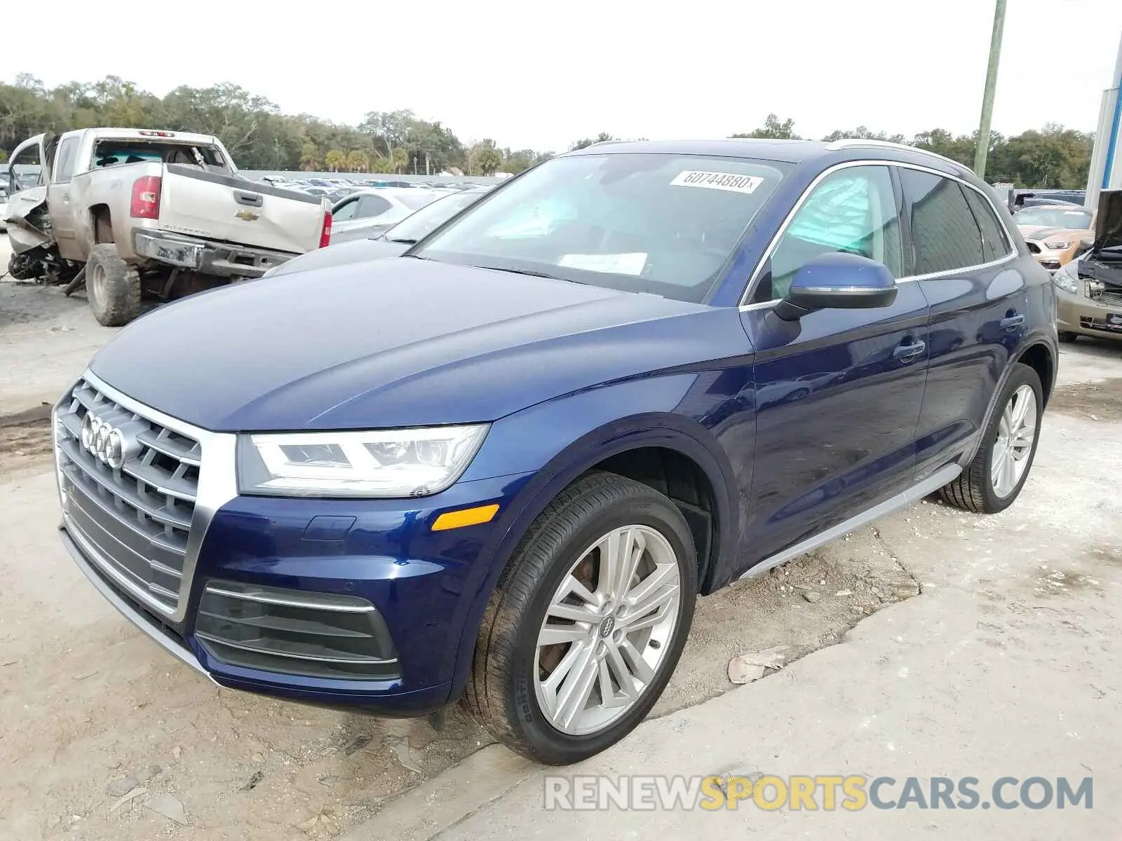 2 Photograph of a damaged car WA1BNAFYXL2053627 AUDI Q5 2020