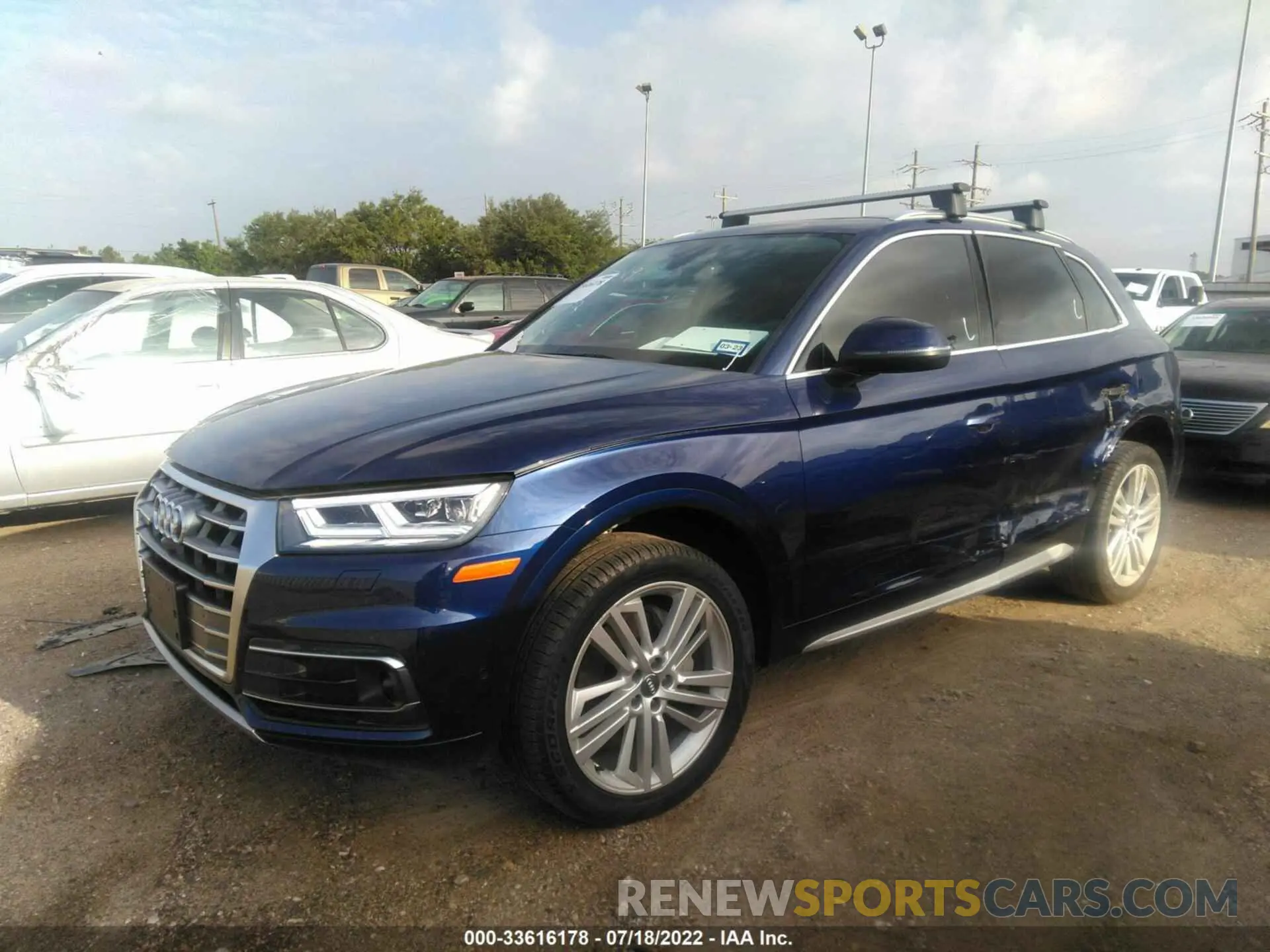 2 Photograph of a damaged car WA1CNAFY0L2079514 AUDI Q5 2020