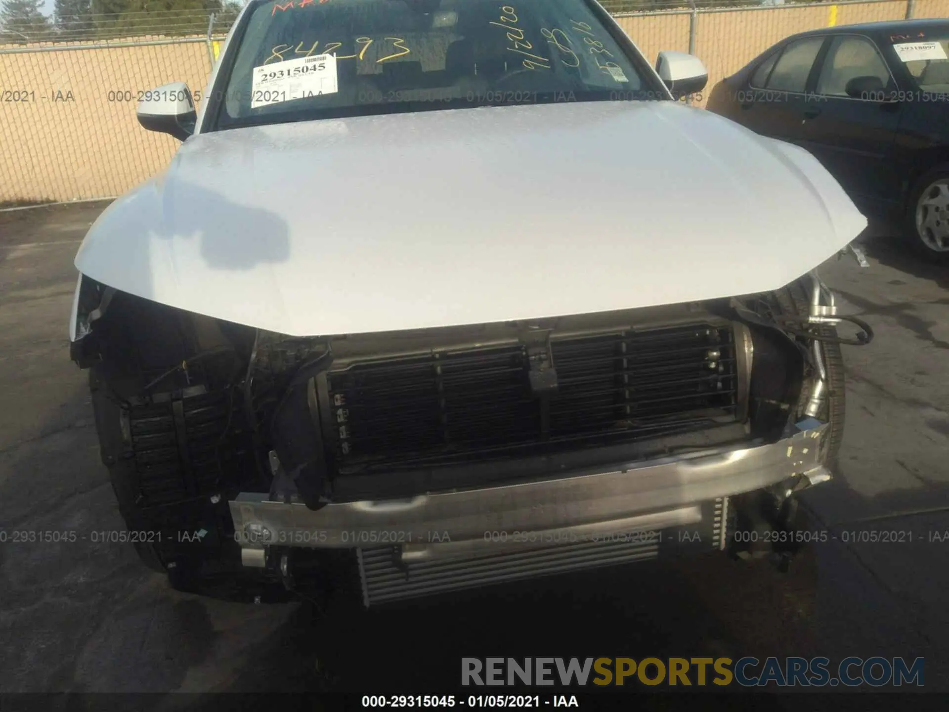 6 Photograph of a damaged car WA1CNAFY2L2045669 AUDI Q5 2020