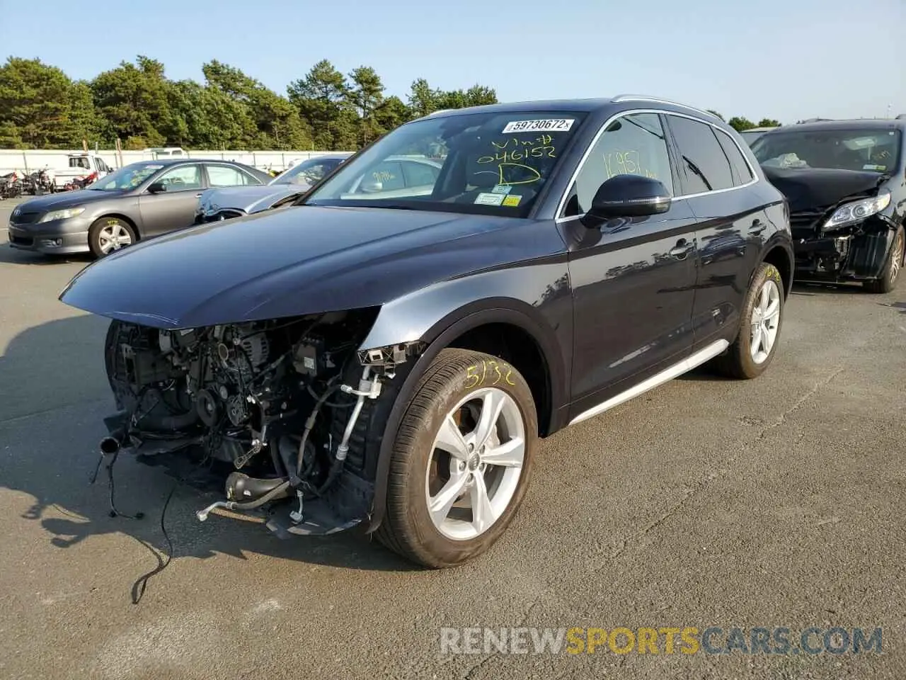 2 Photograph of a damaged car WA1CNAFY3L2046152 AUDI Q5 2020