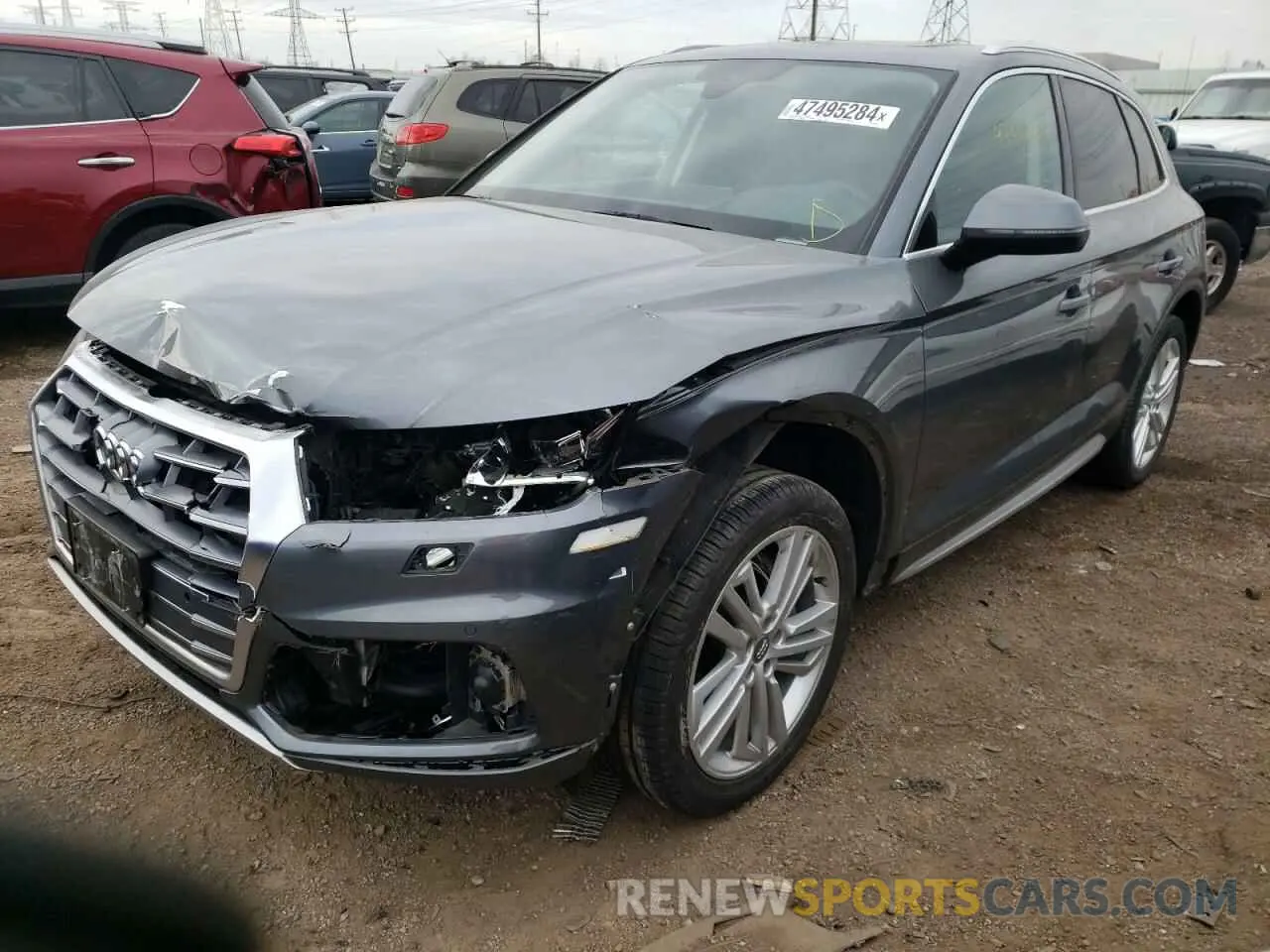 1 Photograph of a damaged car WA1CNAFY5L2001035 AUDI Q5 2020