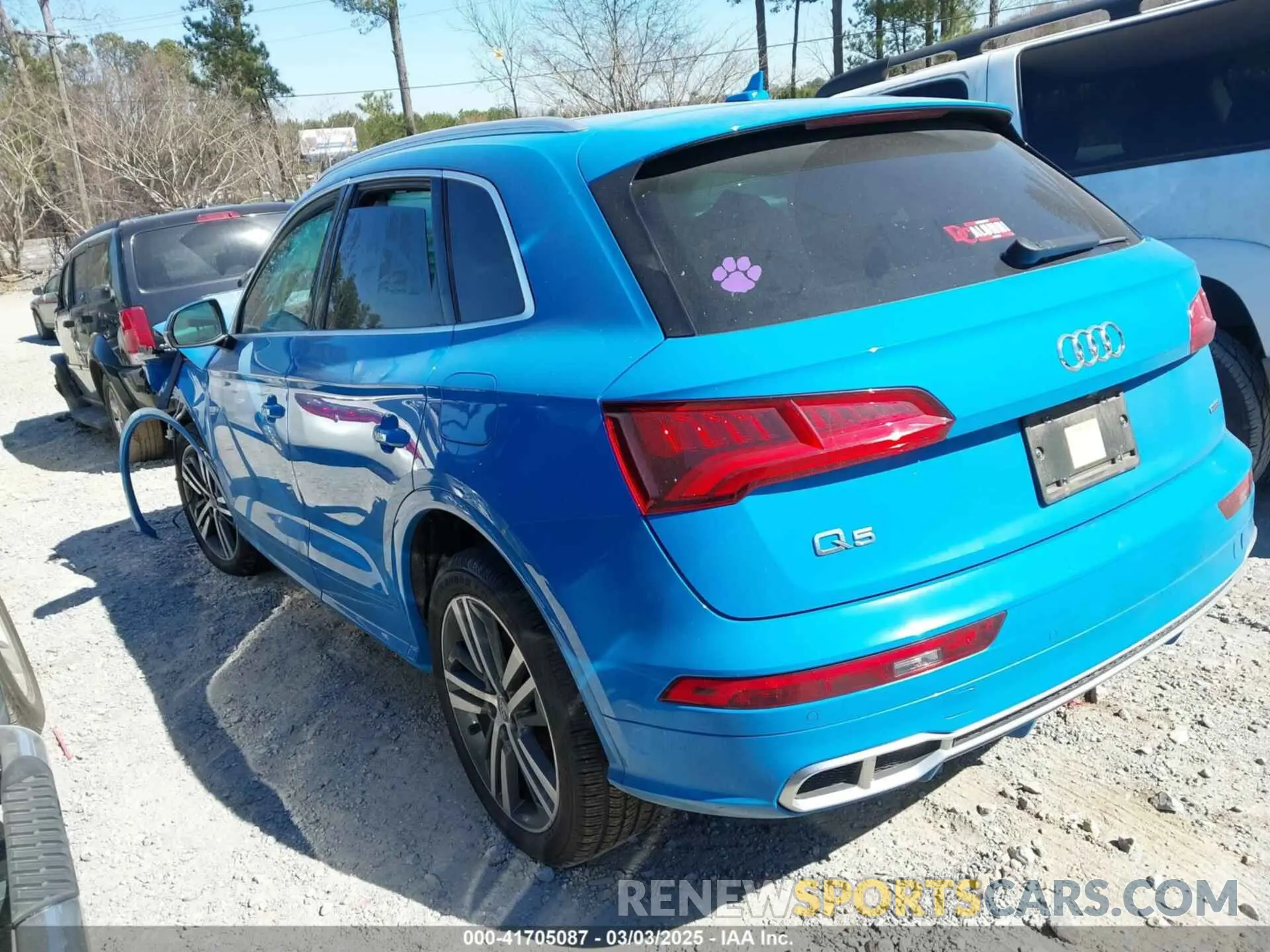 3 Photograph of a damaged car WA1E2AFY6L2066879 AUDI Q5 2020