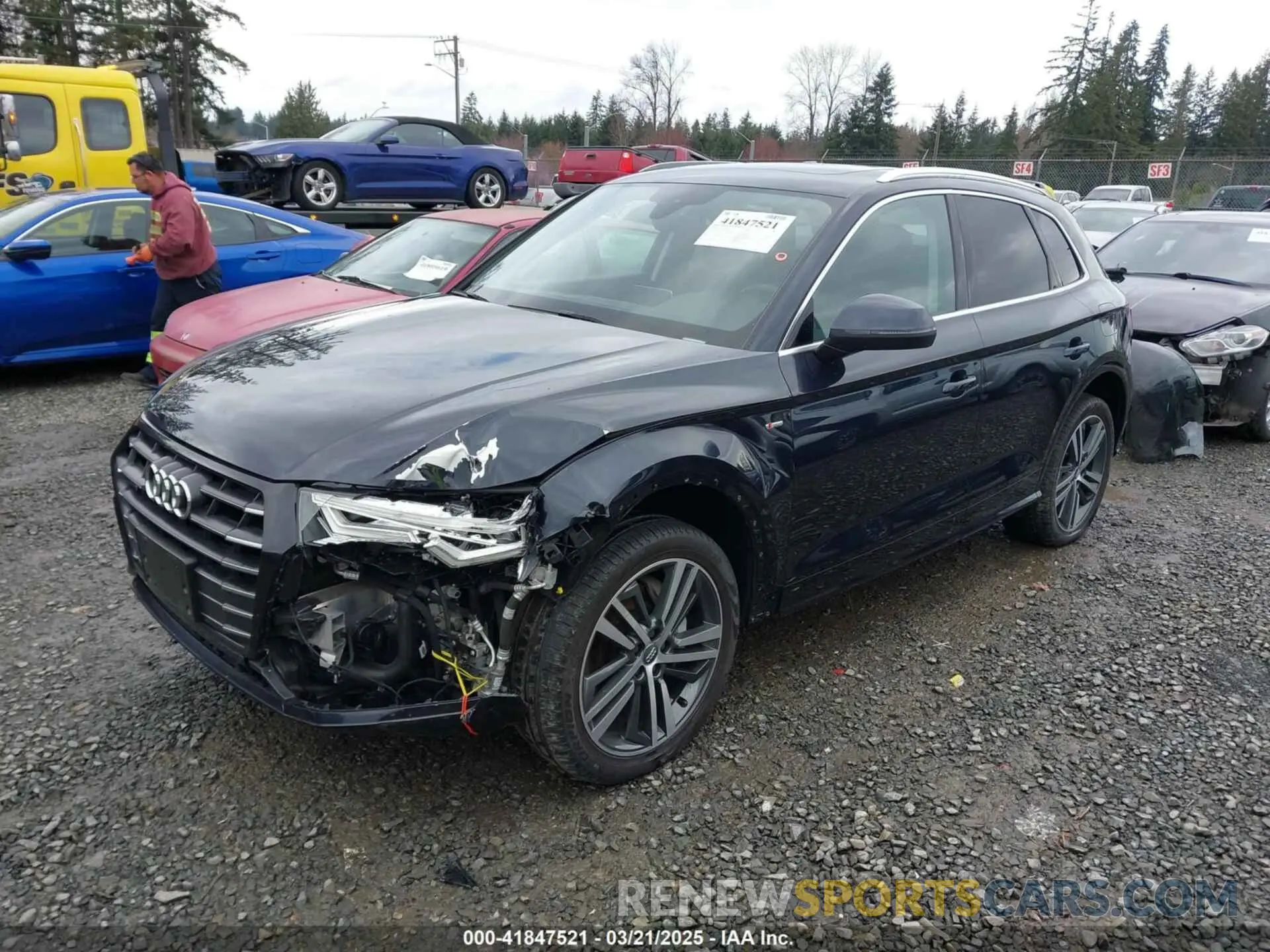 2 Photograph of a damaged car WA1E2AFY9L2069727 AUDI Q5 2020