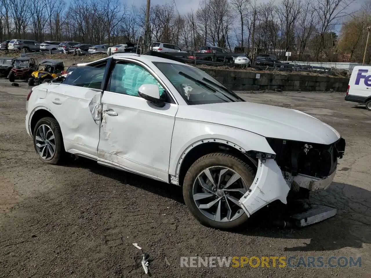 4 Фотография поврежденного автомобиля WA1AAAFY4M2001967 AUDI Q5 2021