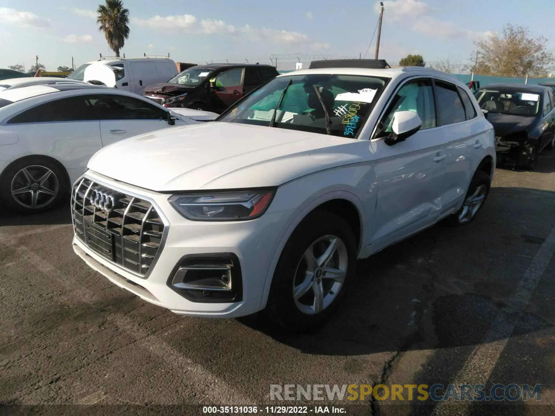 2 Фотография поврежденного автомобиля WA1AAAFY4M2101843 AUDI Q5 2021