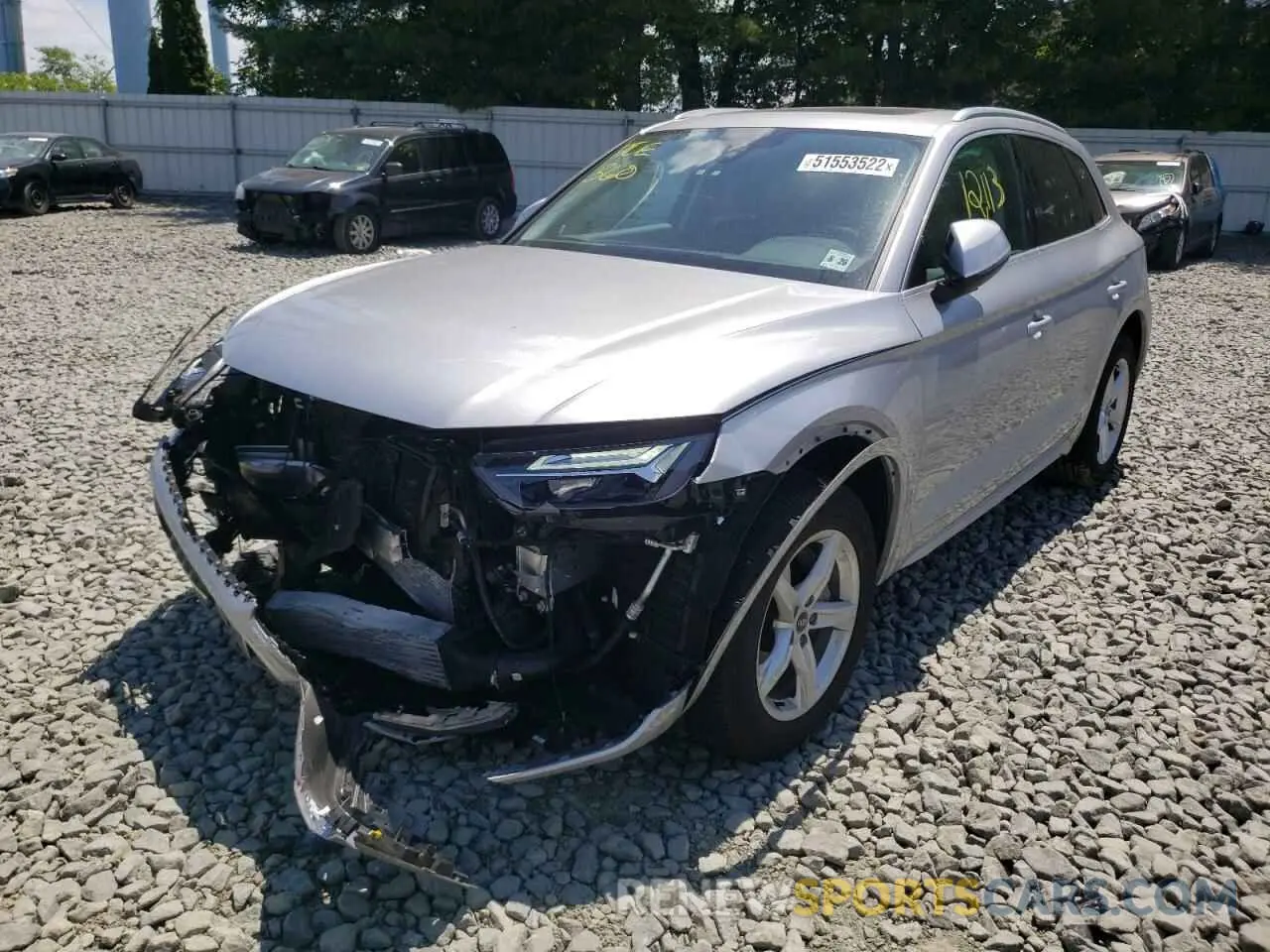 2 Фотография поврежденного автомобиля WA1AAAFY4M2109862 AUDI Q5 2021