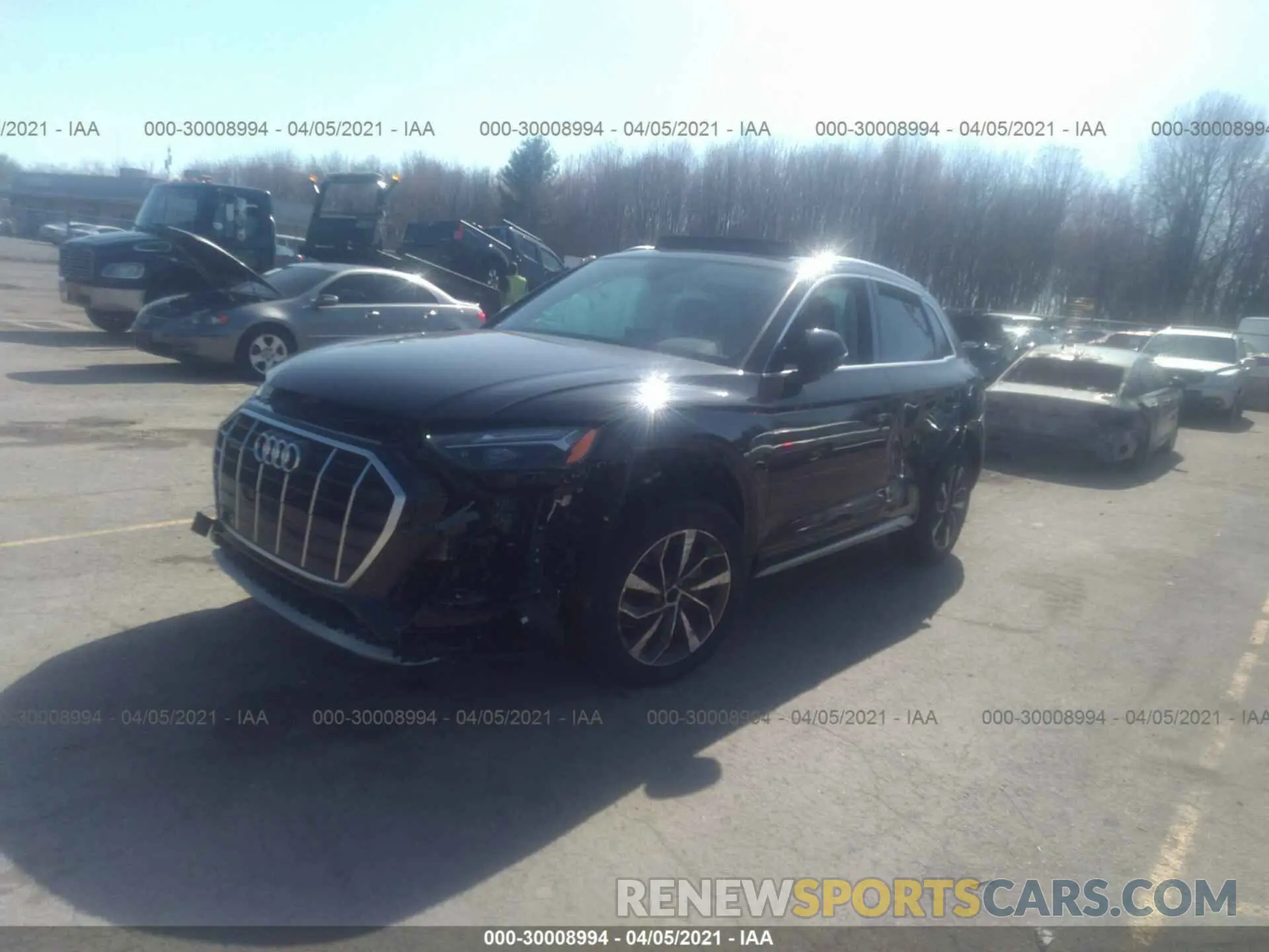 2 Фотография поврежденного автомобиля WA1AAAFY5M2036713 AUDI Q5 2021