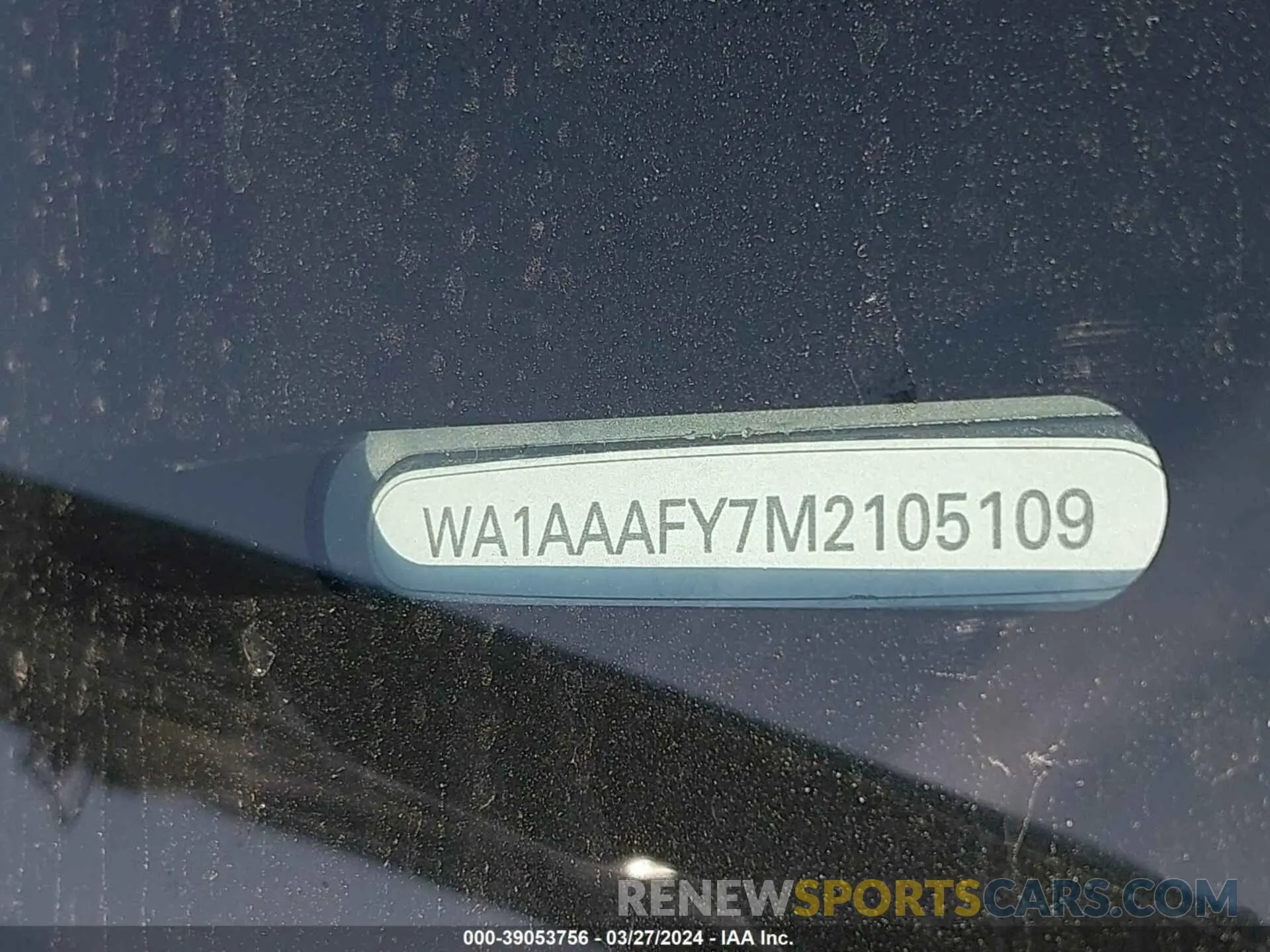 9 Photograph of a damaged car WA1AAAFY7M2105109 AUDI Q5 2021