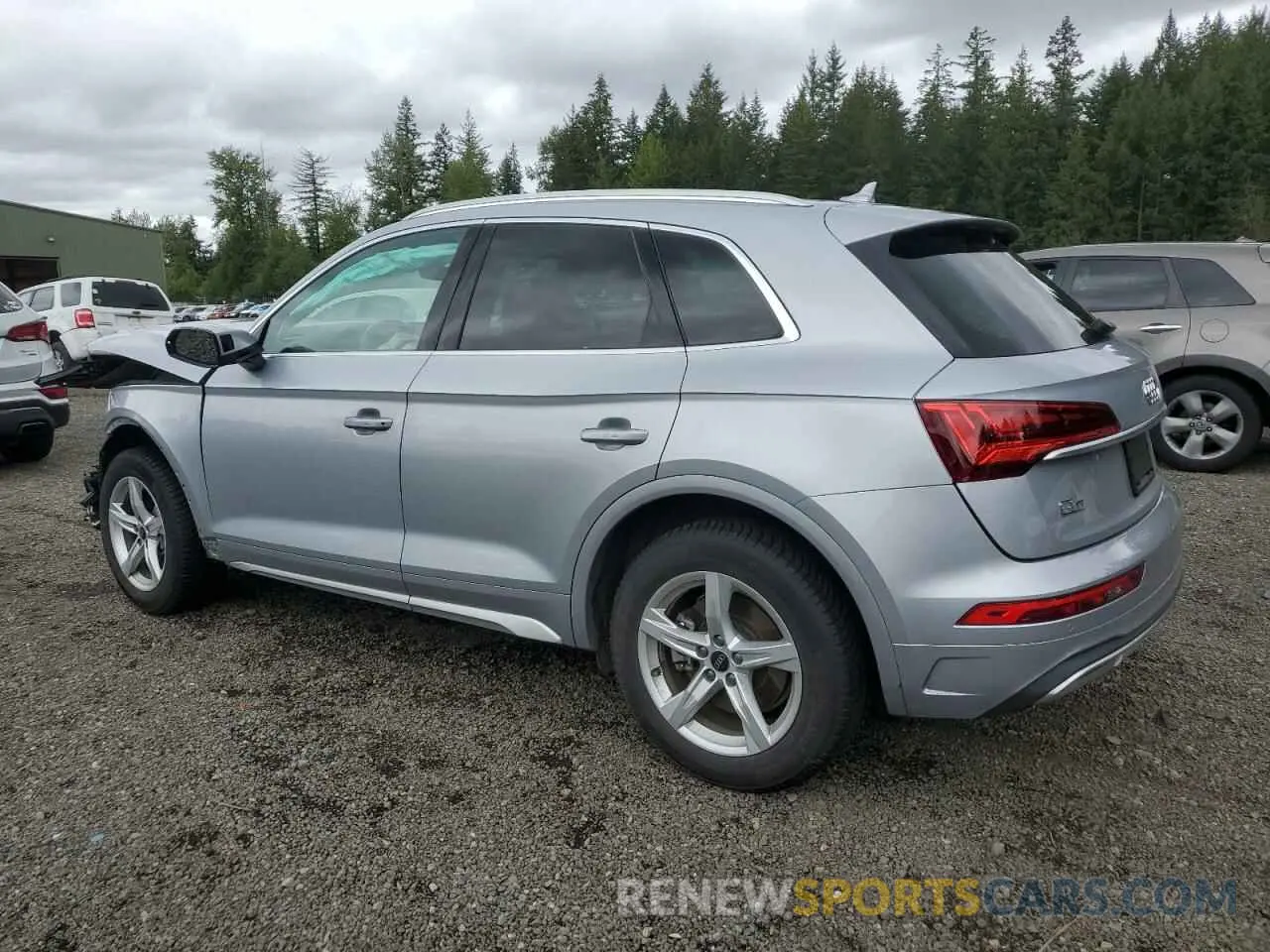 2 Фотография поврежденного автомобиля WA1AAAFY8M2036687 AUDI Q5 2021