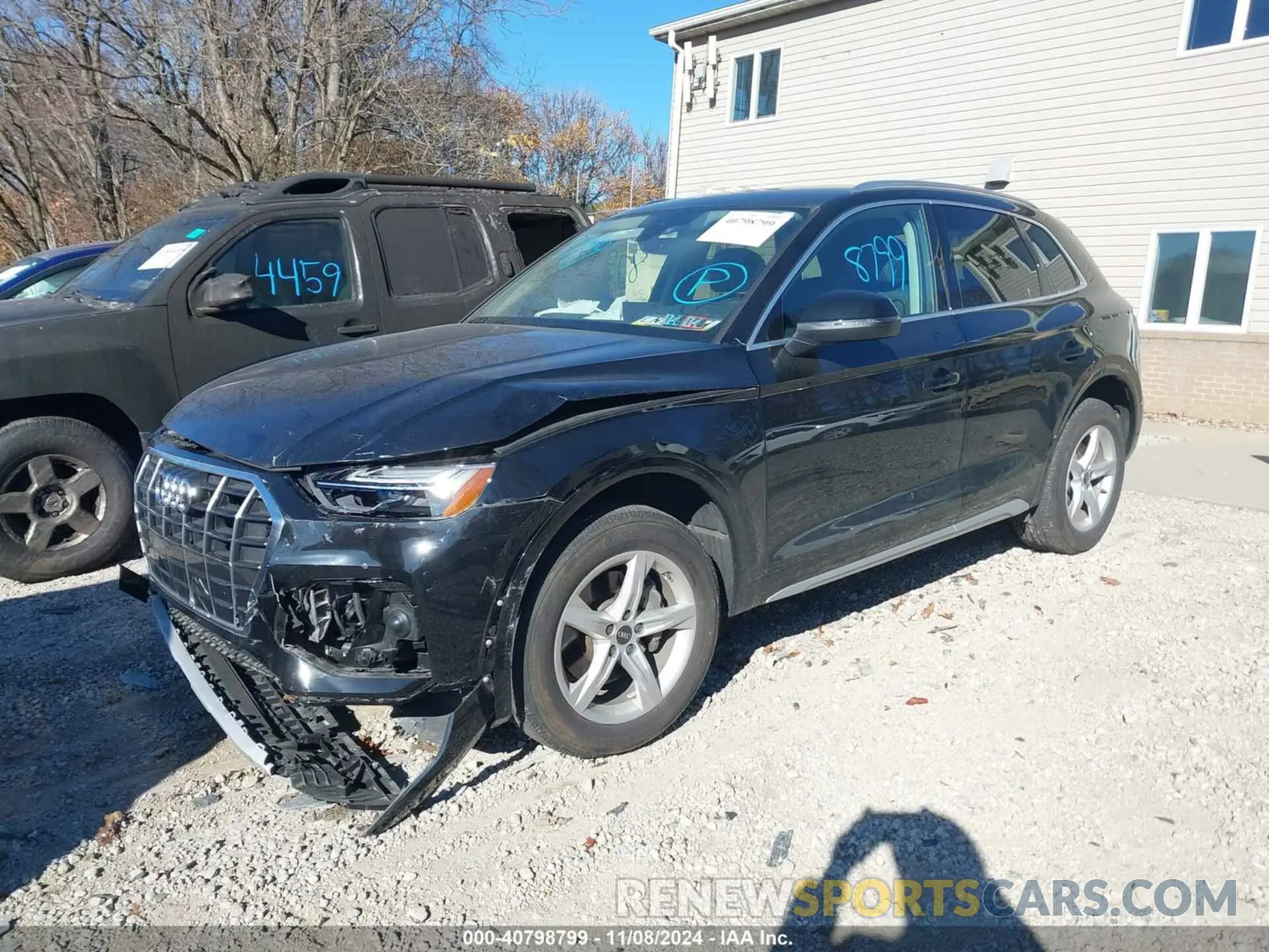 2 Фотография поврежденного автомобиля WA1AAAFY9M2008378 AUDI Q5 2021