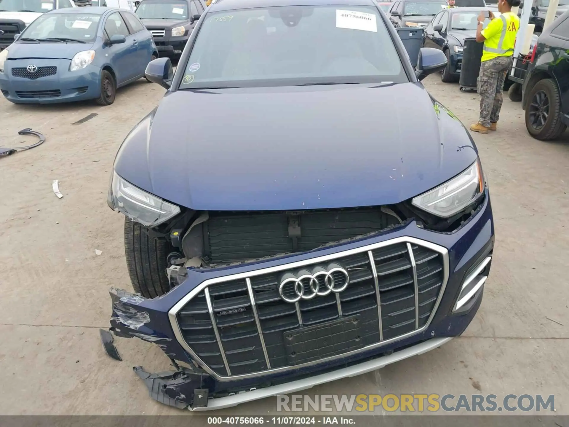 6 Фотография поврежденного автомобиля WA1AAAFY9M2056074 AUDI Q5 2021