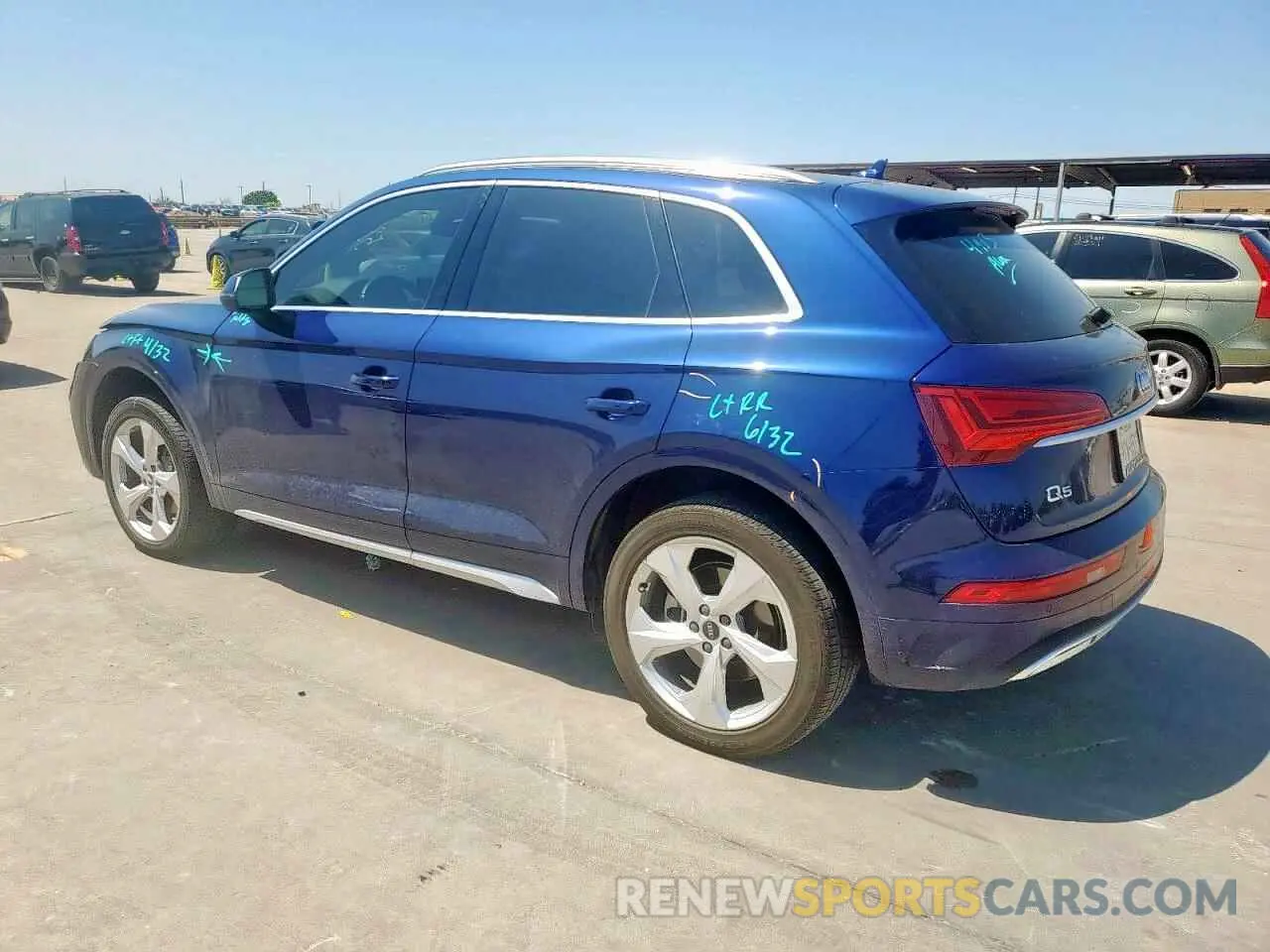 2 Фотография поврежденного автомобиля WA1BAAFY0M2055853 AUDI Q5 2021