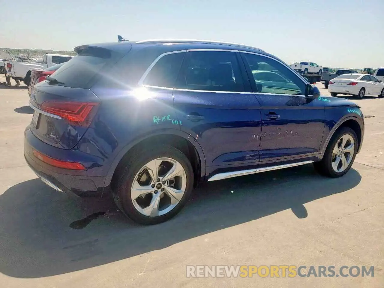 3 Фотография поврежденного автомобиля WA1BAAFY0M2055853 AUDI Q5 2021