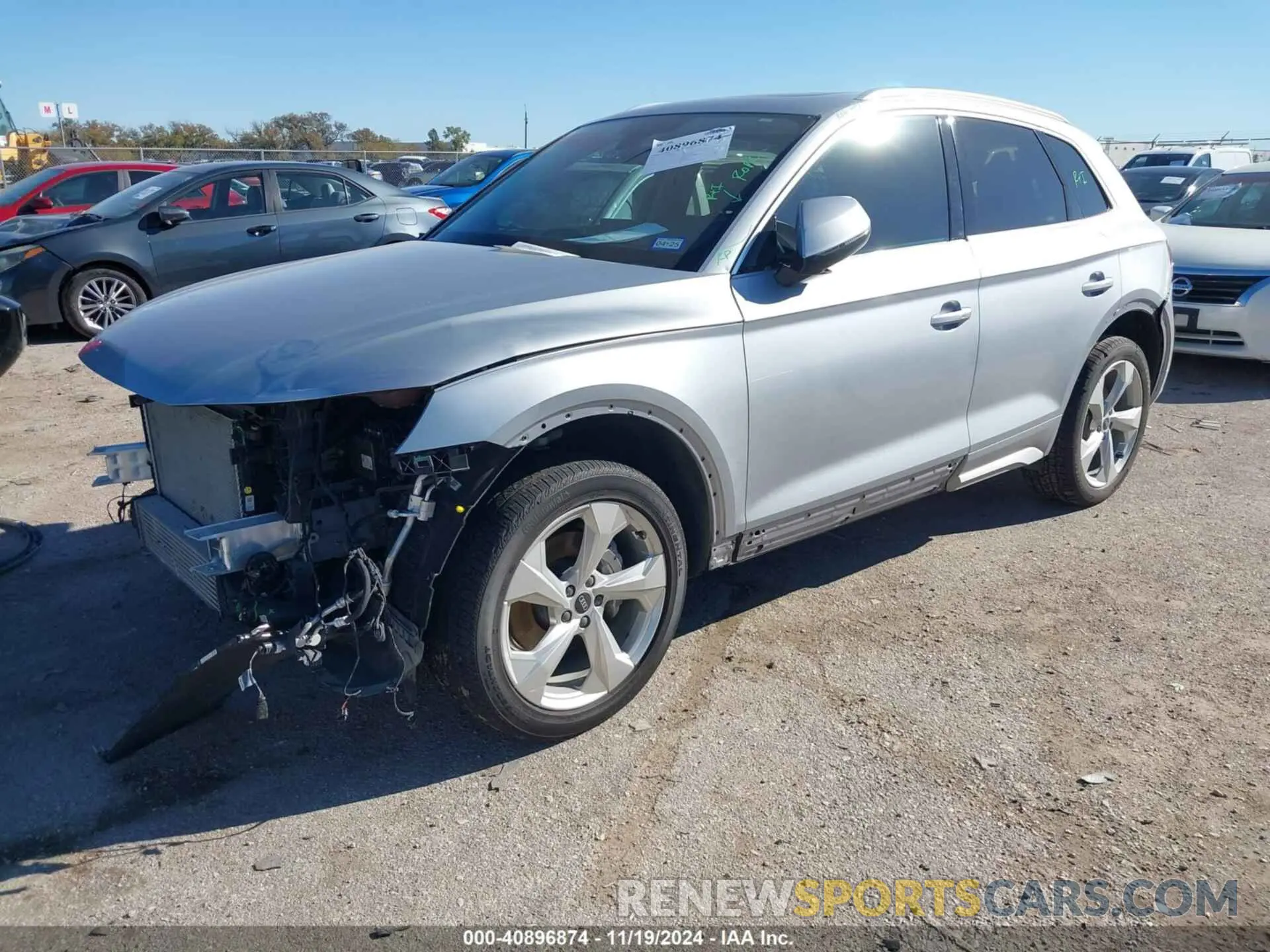 2 Фотография поврежденного автомобиля WA1BAAFY1M2055571 AUDI Q5 2021