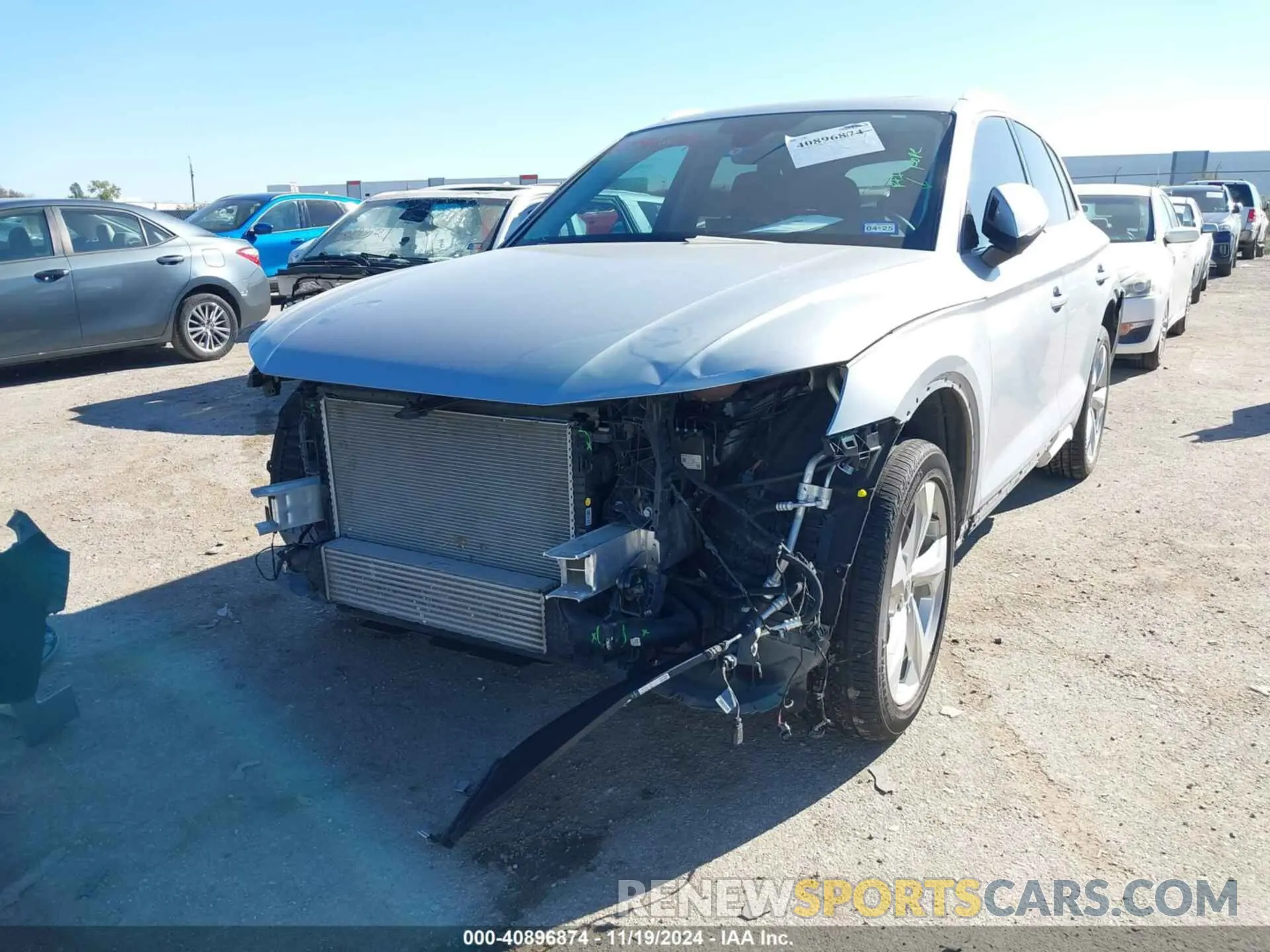 6 Фотография поврежденного автомобиля WA1BAAFY1M2055571 AUDI Q5 2021