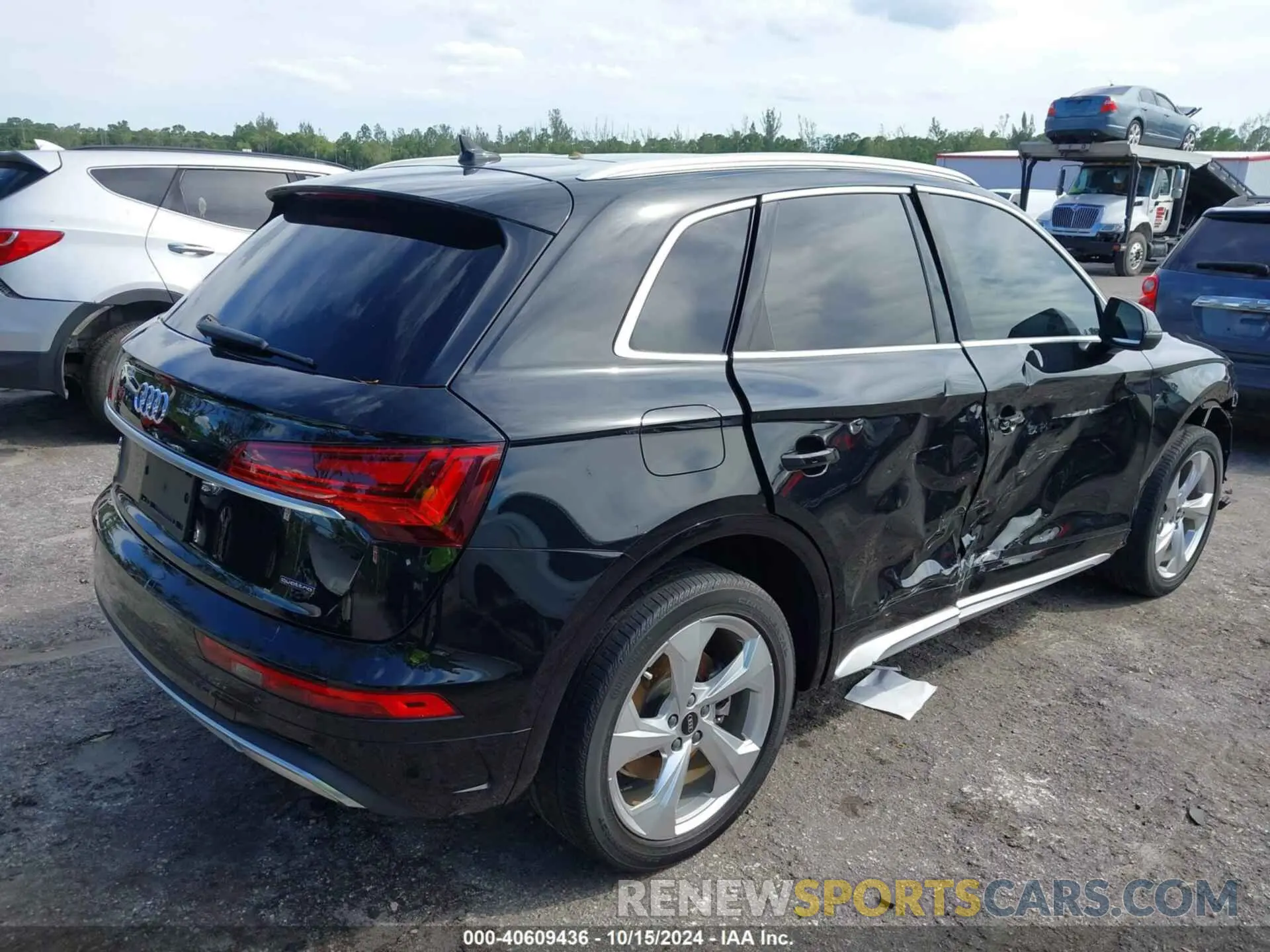 4 Фотография поврежденного автомобиля WA1BAAFY3M2020532 AUDI Q5 2021