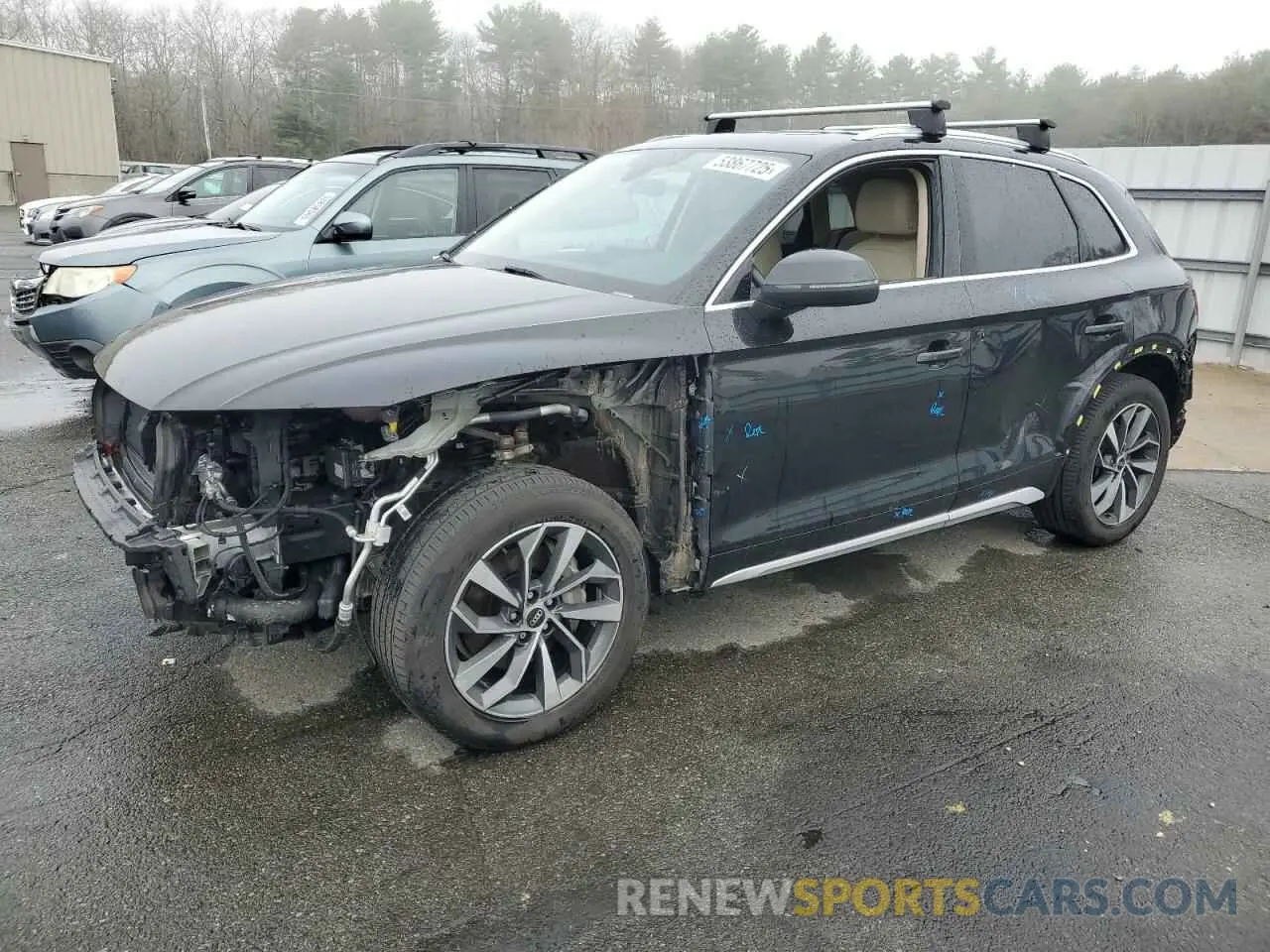 1 Фотография поврежденного автомобиля WA1BAAFY3M2071111 AUDI Q5 2021