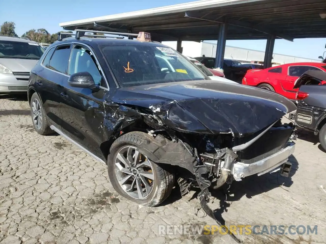 1 Фотография поврежденного автомобиля WA1BAAFY3M2105175 AUDI Q5 2021