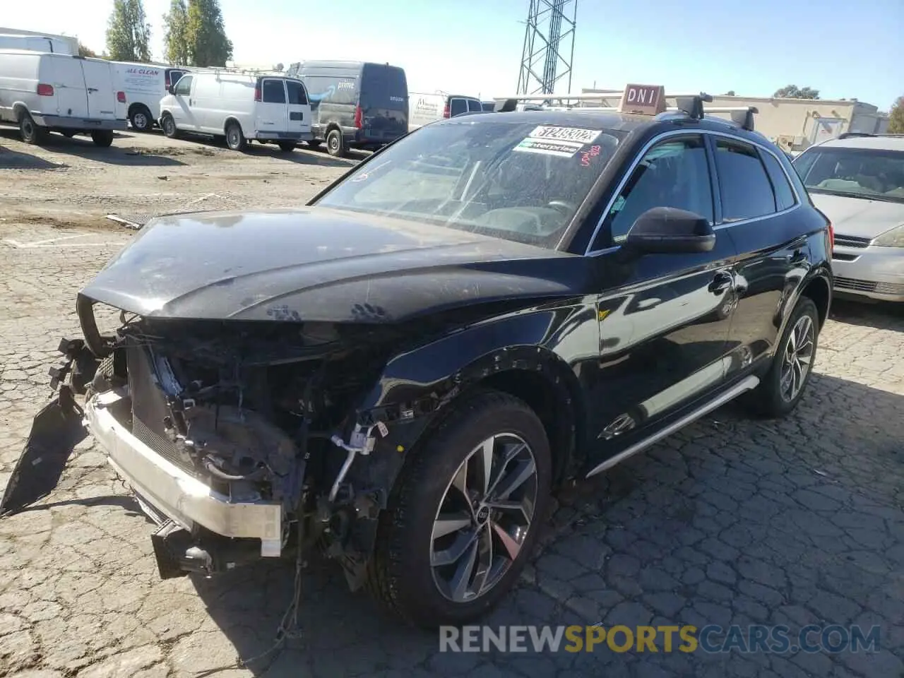 2 Фотография поврежденного автомобиля WA1BAAFY3M2105175 AUDI Q5 2021