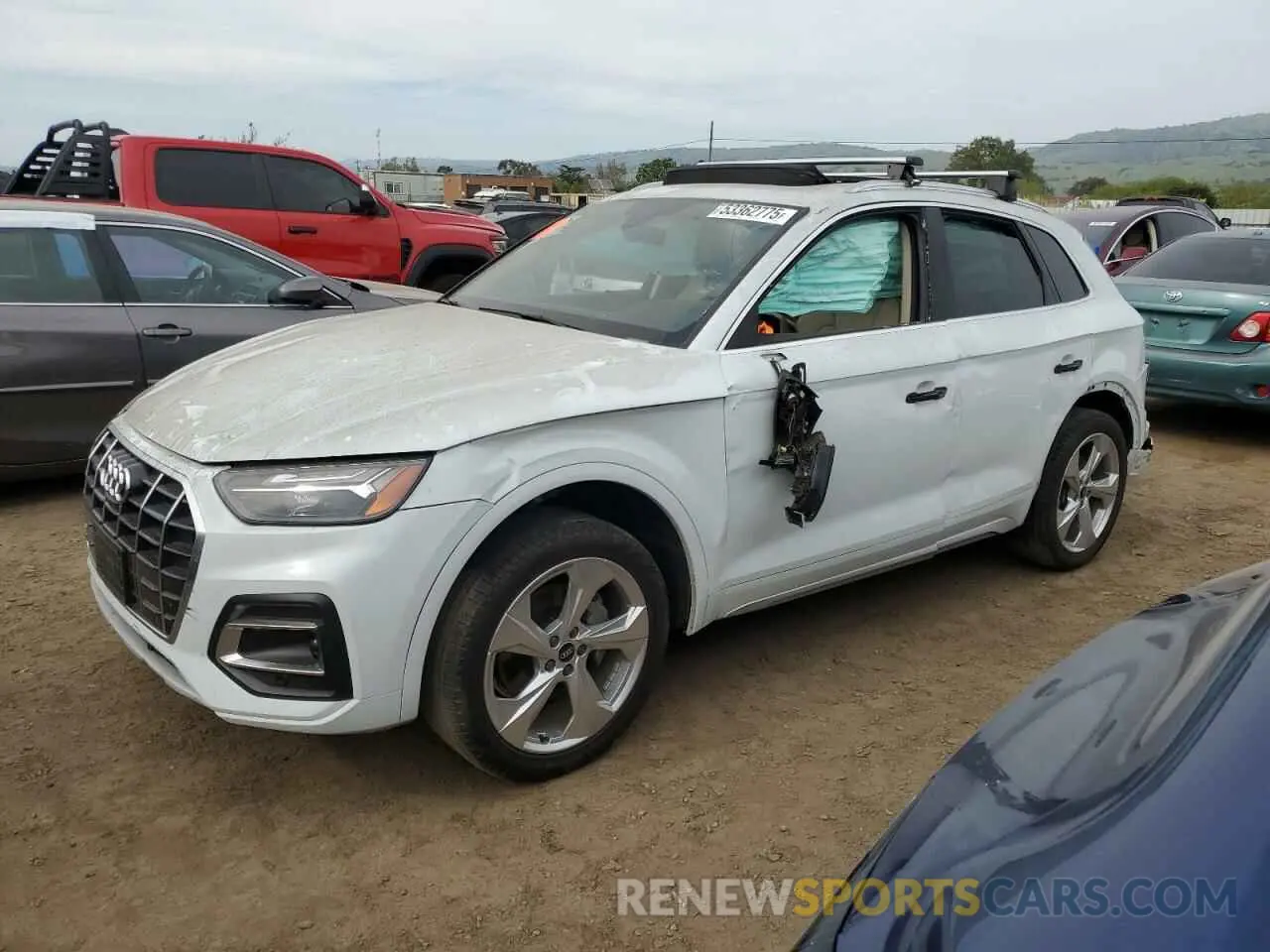 1 Фотография поврежденного автомобиля WA1BAAFY6M2025420 AUDI Q5 2021