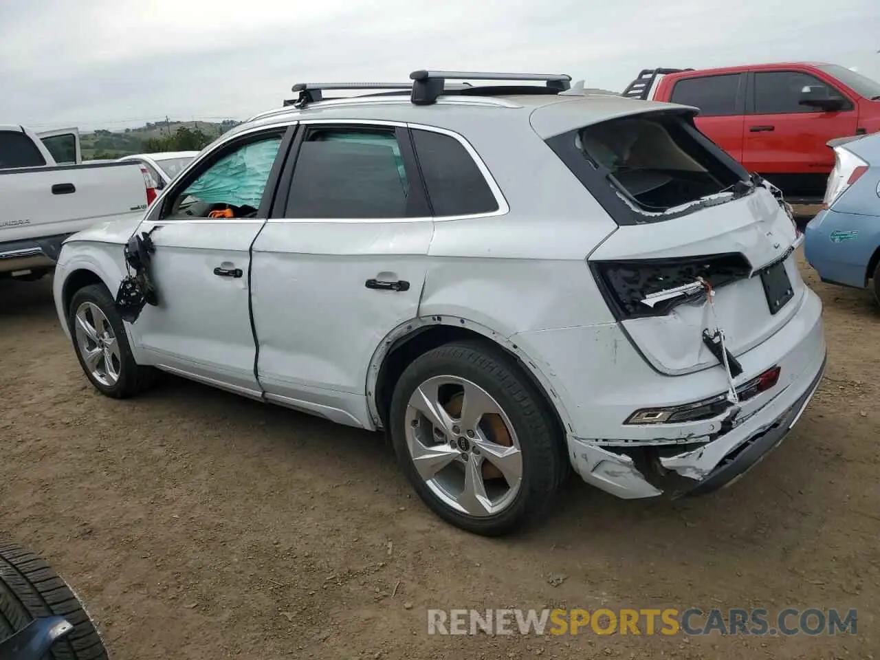 2 Фотография поврежденного автомобиля WA1BAAFY6M2025420 AUDI Q5 2021