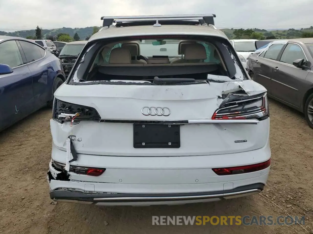 6 Фотография поврежденного автомобиля WA1BAAFY6M2025420 AUDI Q5 2021