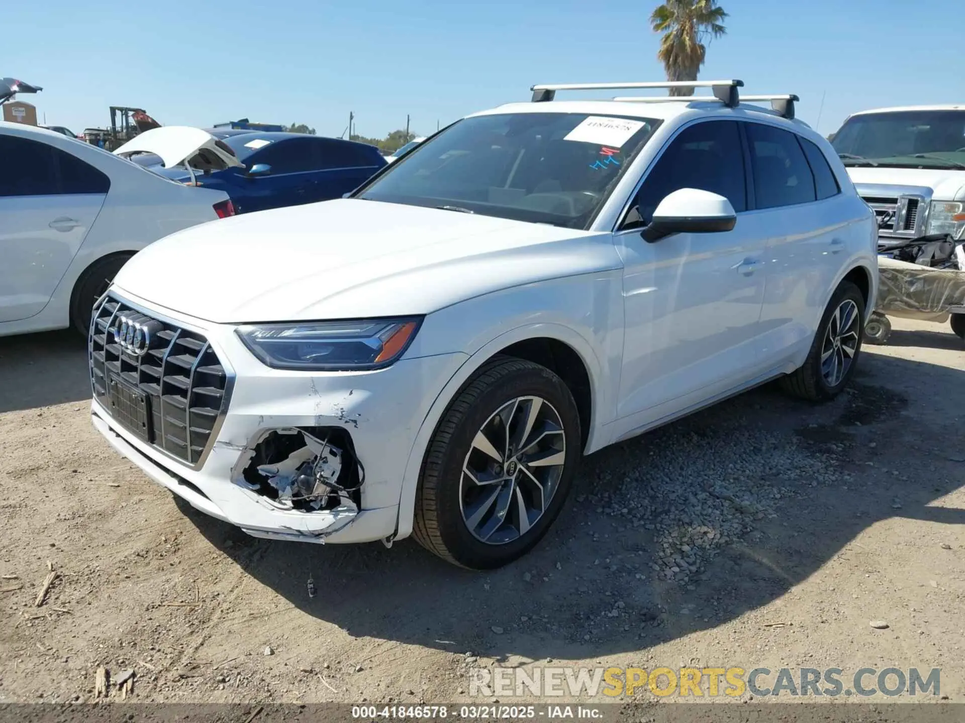 2 Фотография поврежденного автомобиля WA1BAAFY6M2113867 AUDI Q5 2021