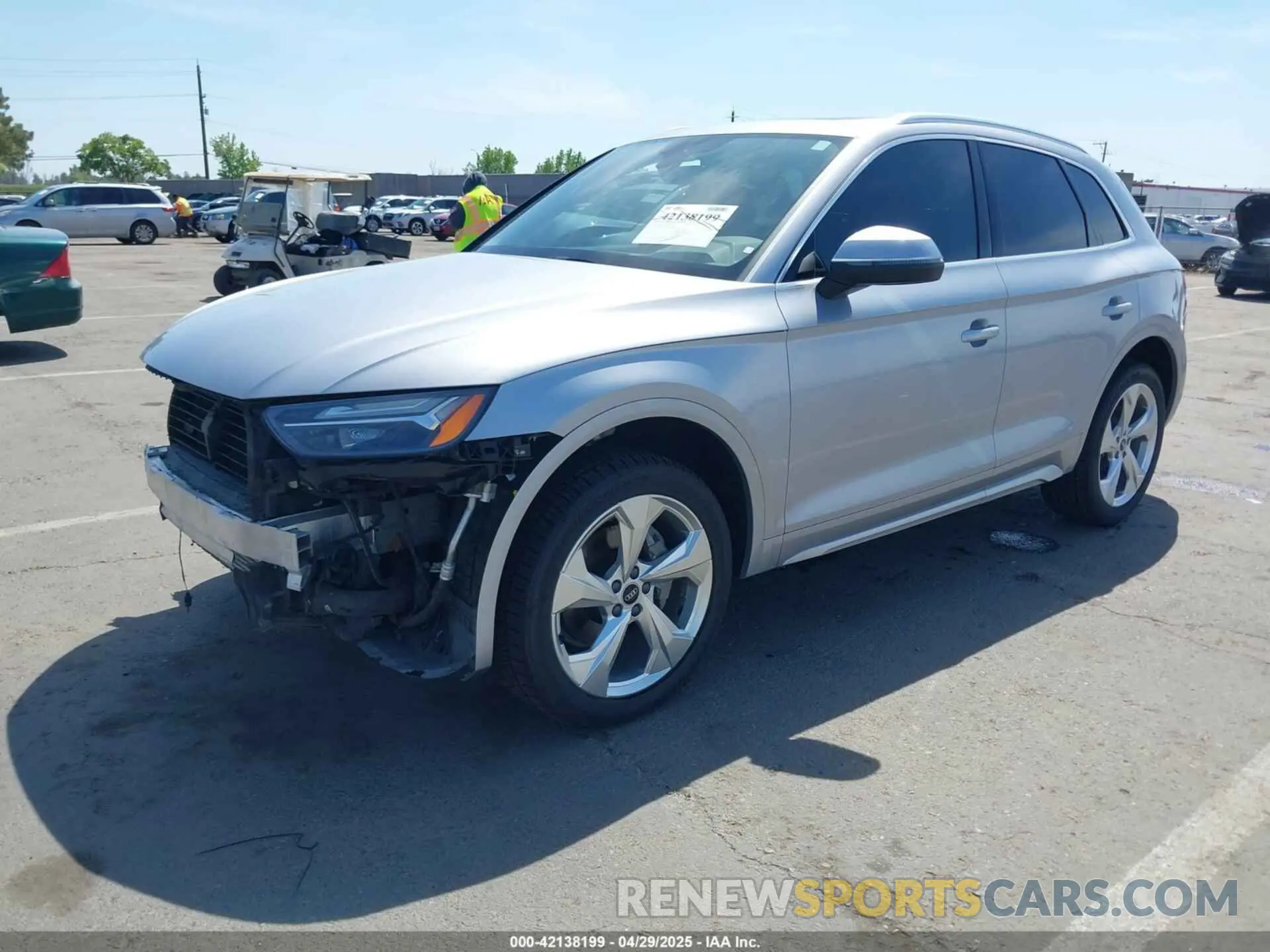 2 Фотография поврежденного автомобиля WA1BAAFY6M2130653 AUDI Q5 2021