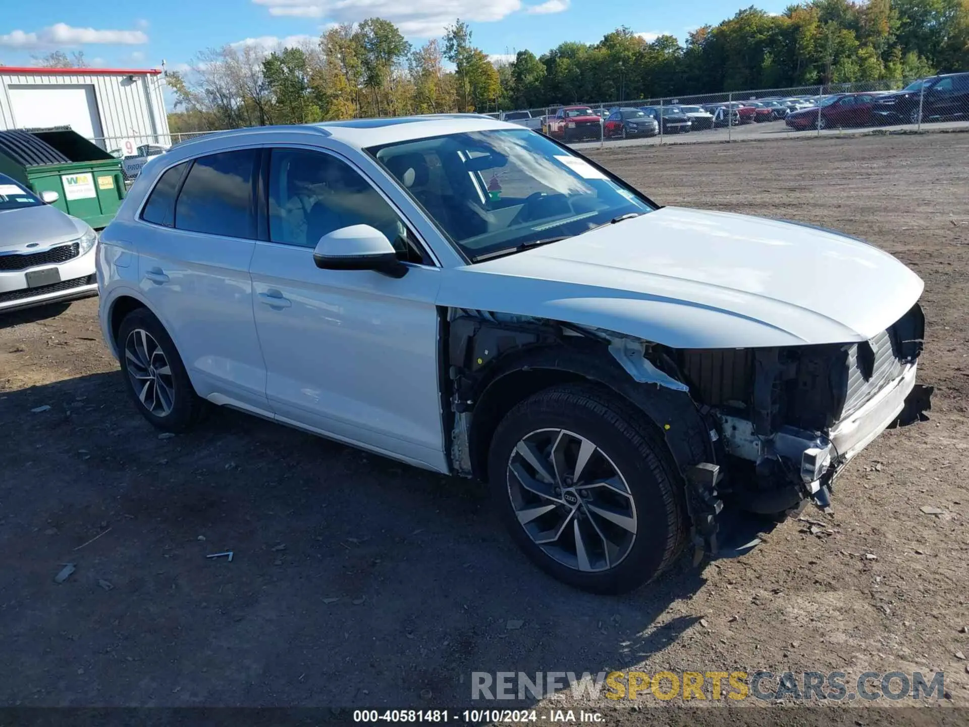1 Photograph of a damaged car WA1BAAFY8M2022048 AUDI Q5 2021