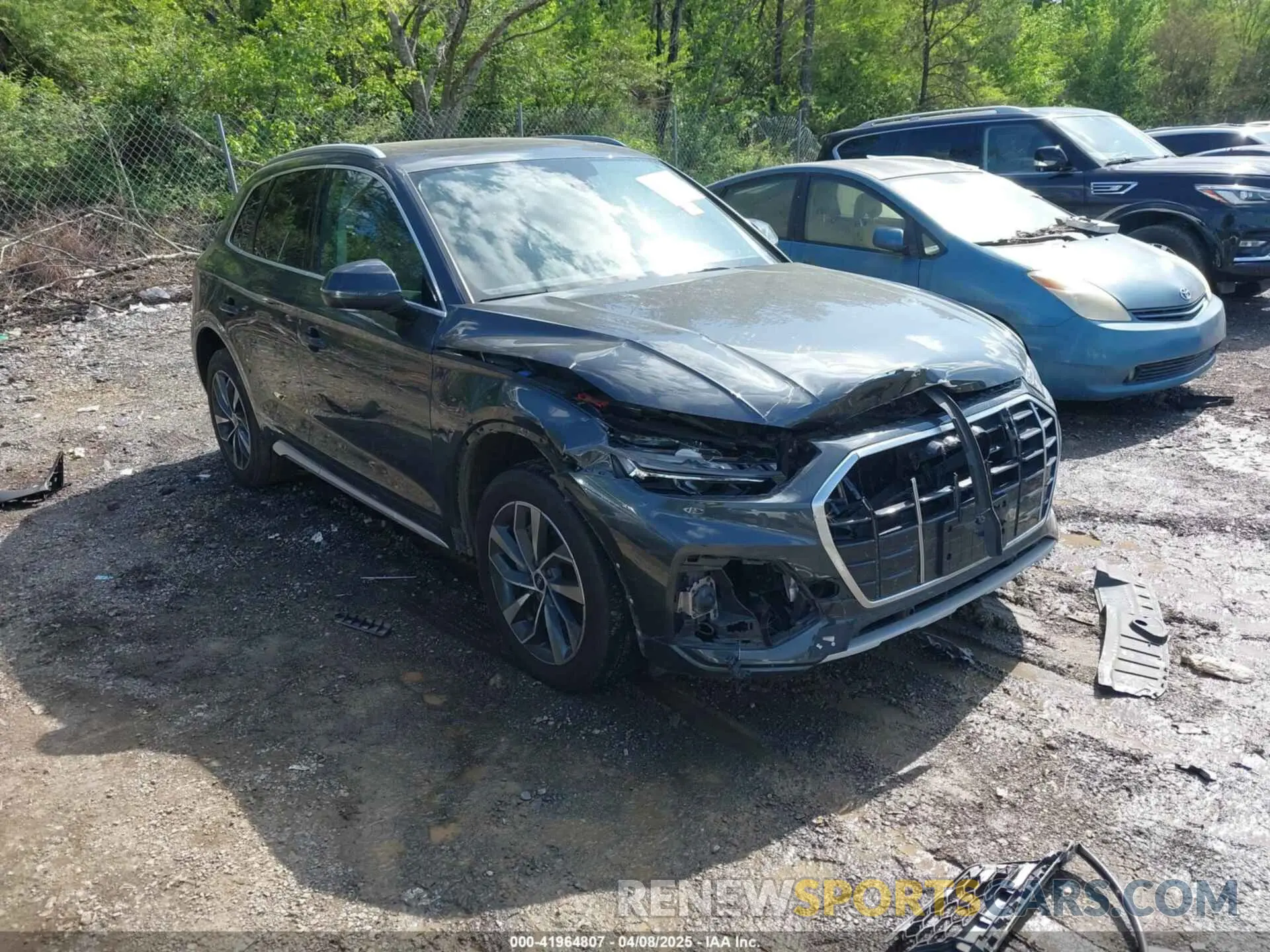 1 Фотография поврежденного автомобиля WA1BAAFYXM2013027 AUDI Q5 2021