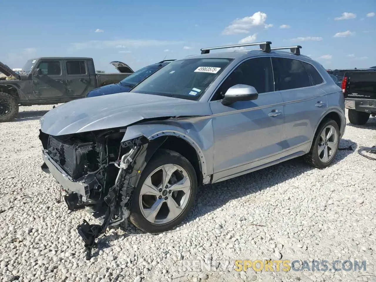1 Photograph of a damaged car WA1BAAFYXM2083241 AUDI Q5 2021