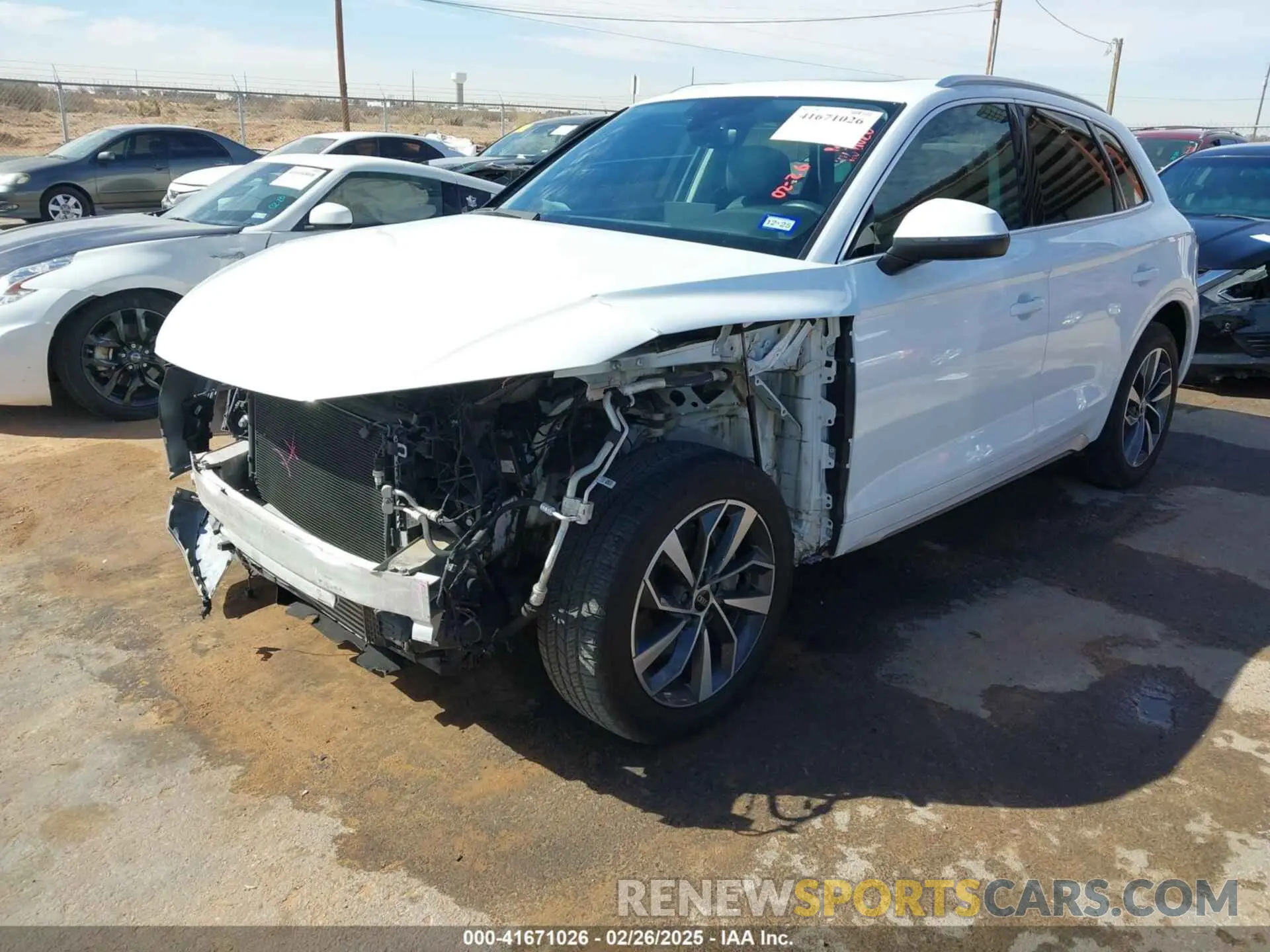 2 Photograph of a damaged car WA1BAAFYXM2125942 AUDI Q5 2021
