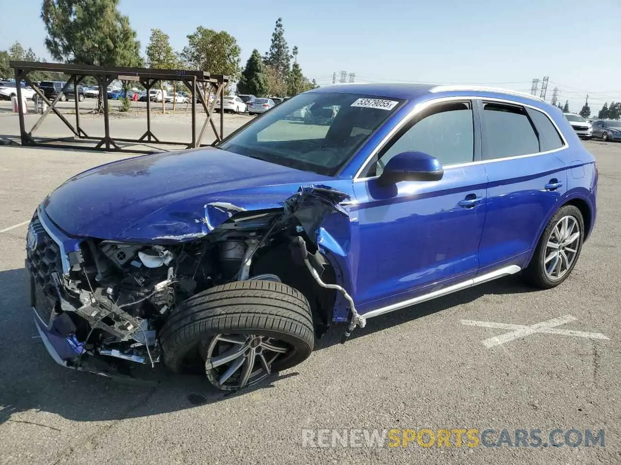 1 Фотография поврежденного автомобиля WA1E2AFY3M2137490 AUDI Q5 2021