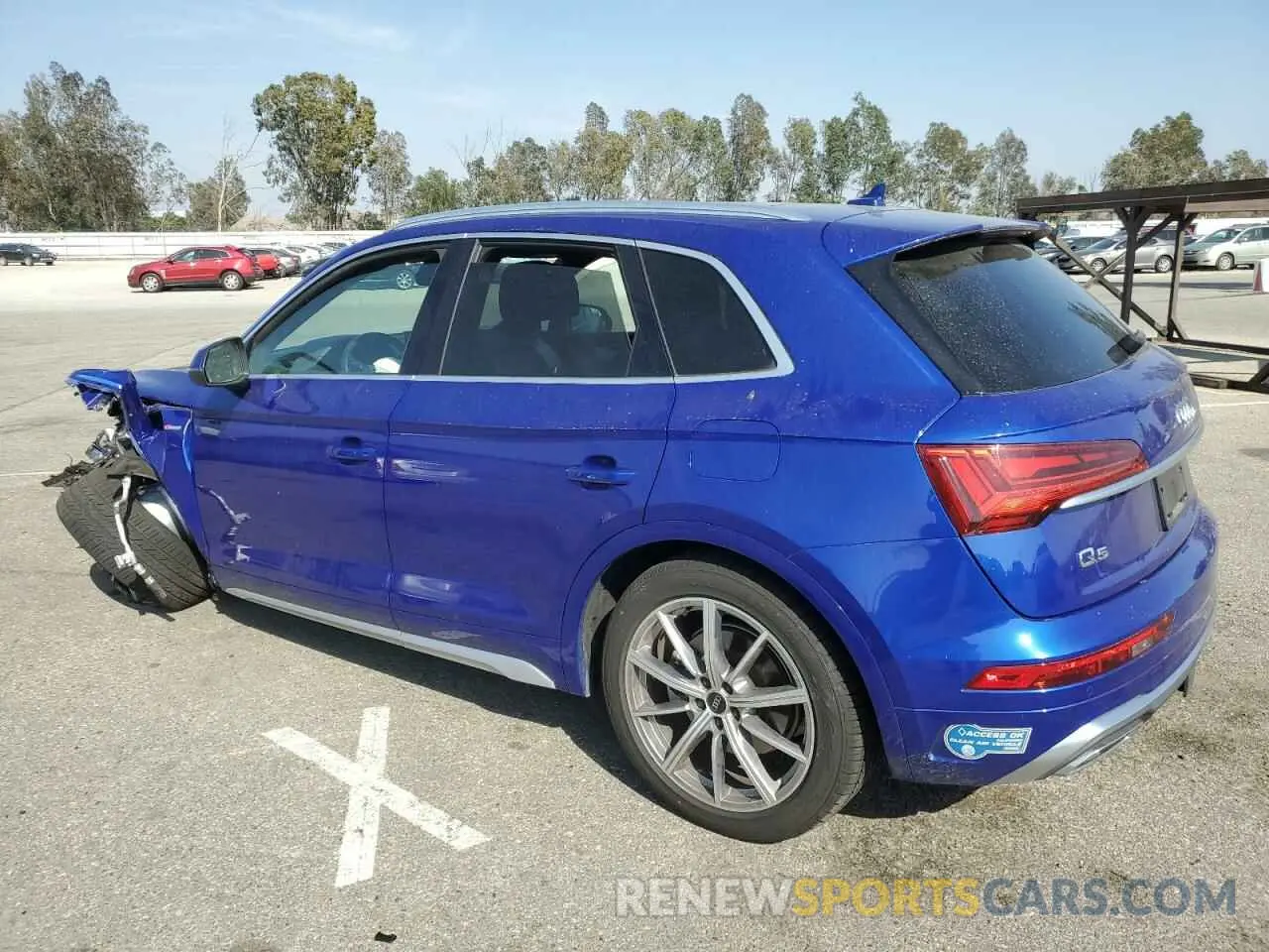 2 Фотография поврежденного автомобиля WA1E2AFY3M2137490 AUDI Q5 2021