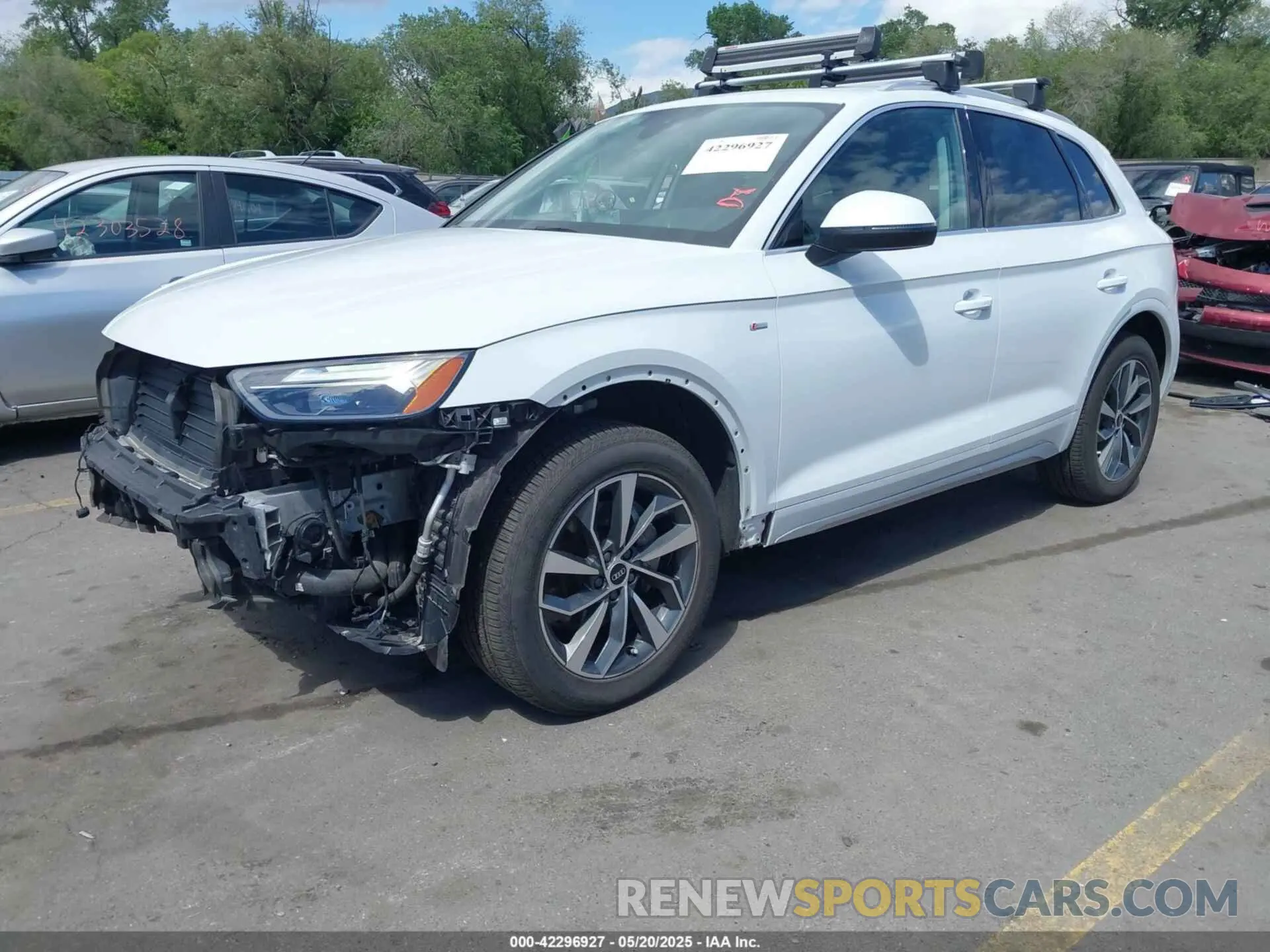 2 Фотография поврежденного автомобиля WA1EAAFY0N2021054 AUDI Q5 2022