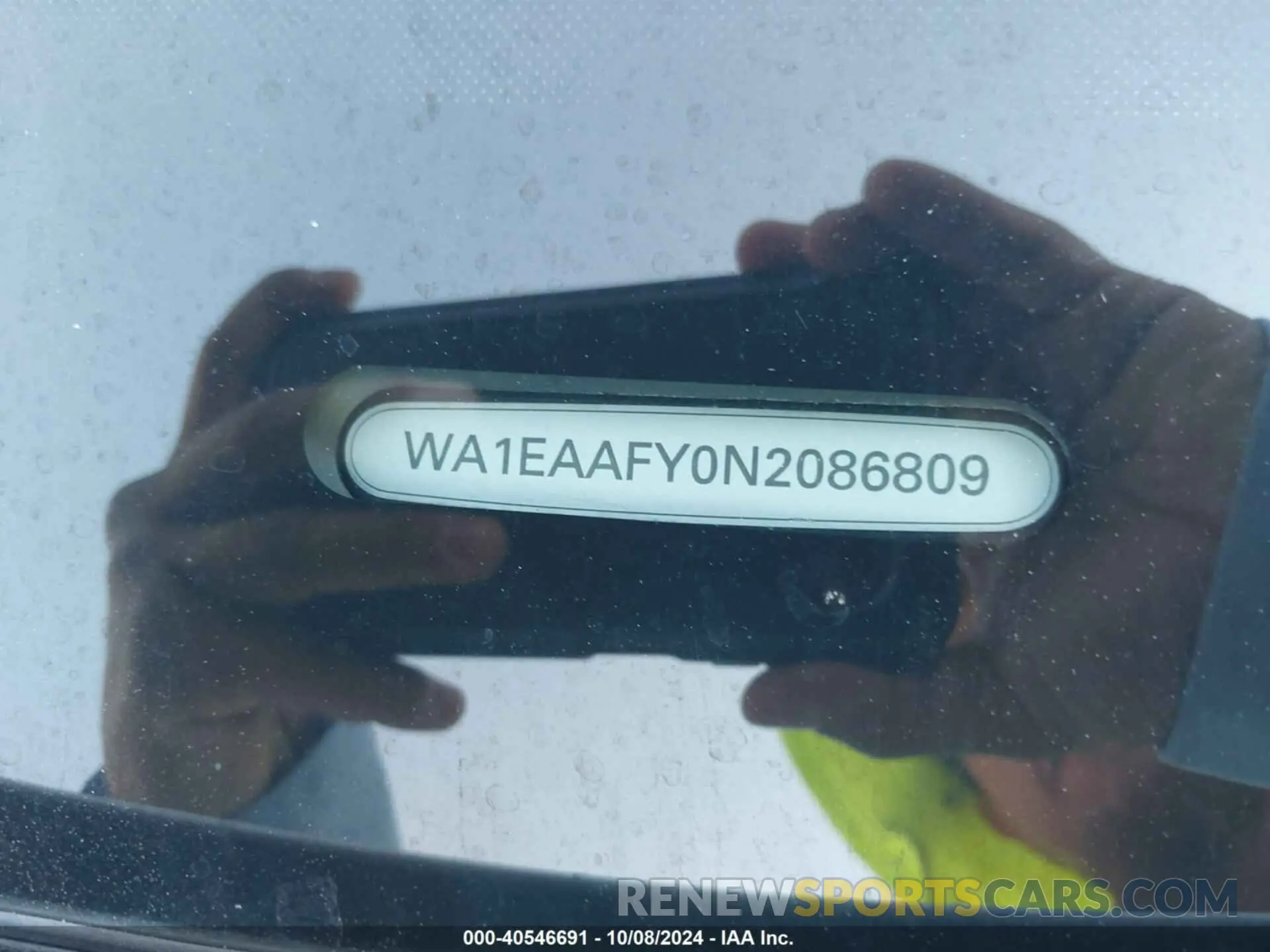 9 Фотография поврежденного автомобиля WA1EAAFY0N2086809 AUDI Q5 2022
