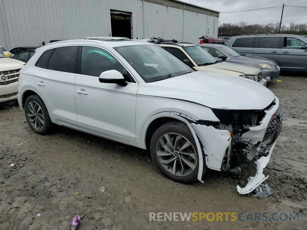 4 Фотография поврежденного автомобиля WA1EAAFY3N2021677 AUDI Q5 2022