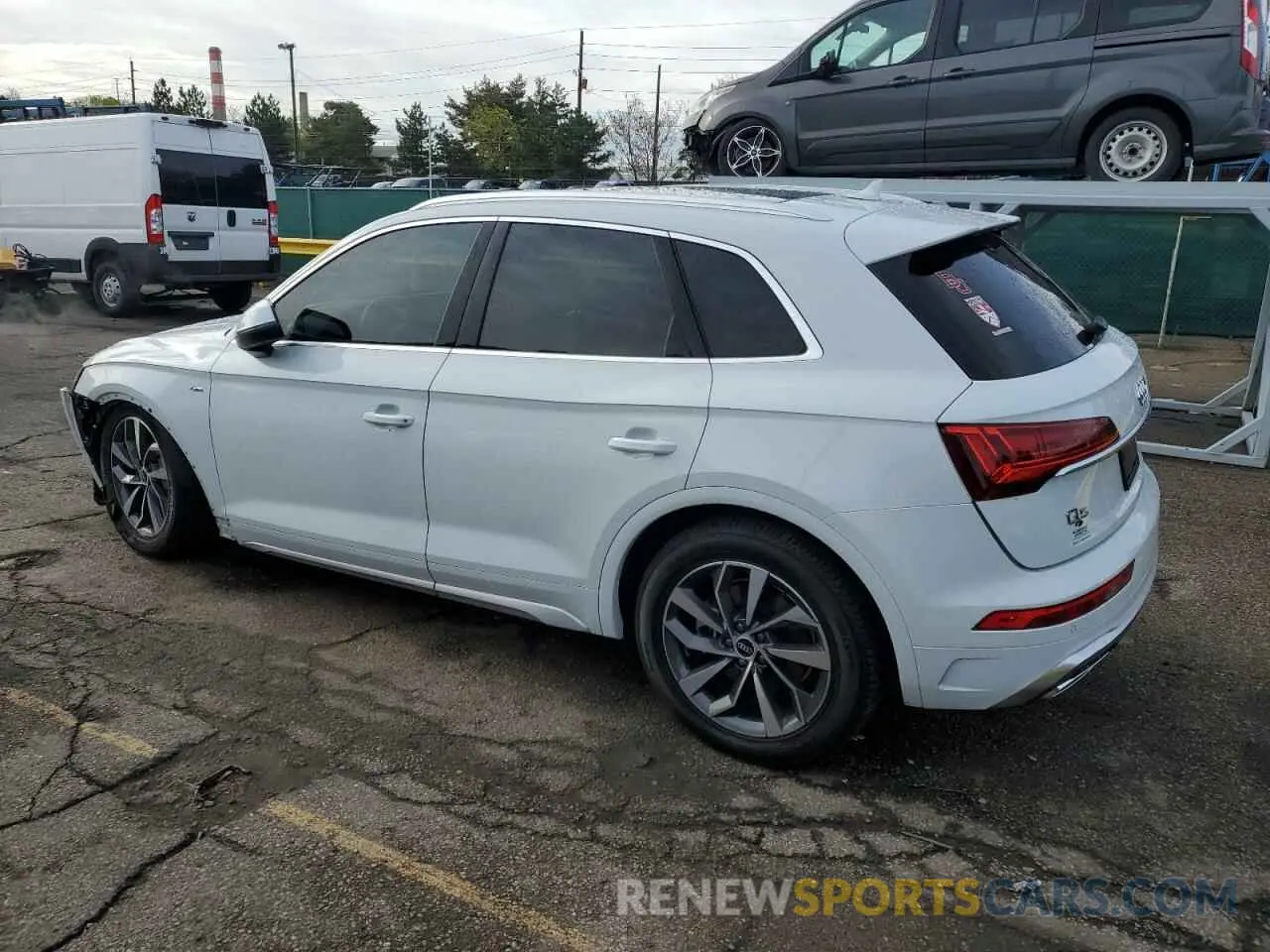 2 Фотография поврежденного автомобиля WA1EAAFY7N2009449 AUDI Q5 2022