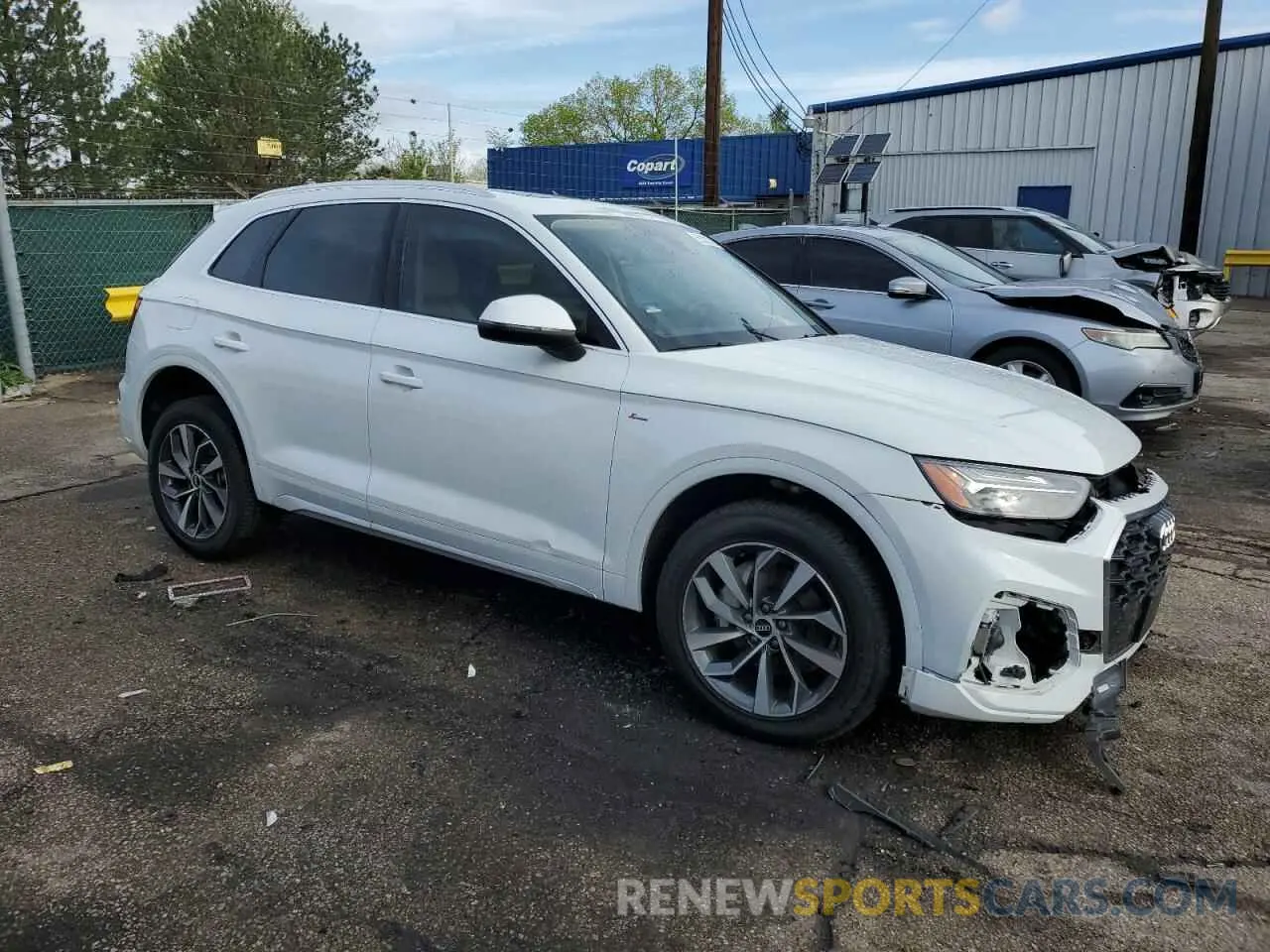 4 Фотография поврежденного автомобиля WA1EAAFY7N2009449 AUDI Q5 2022