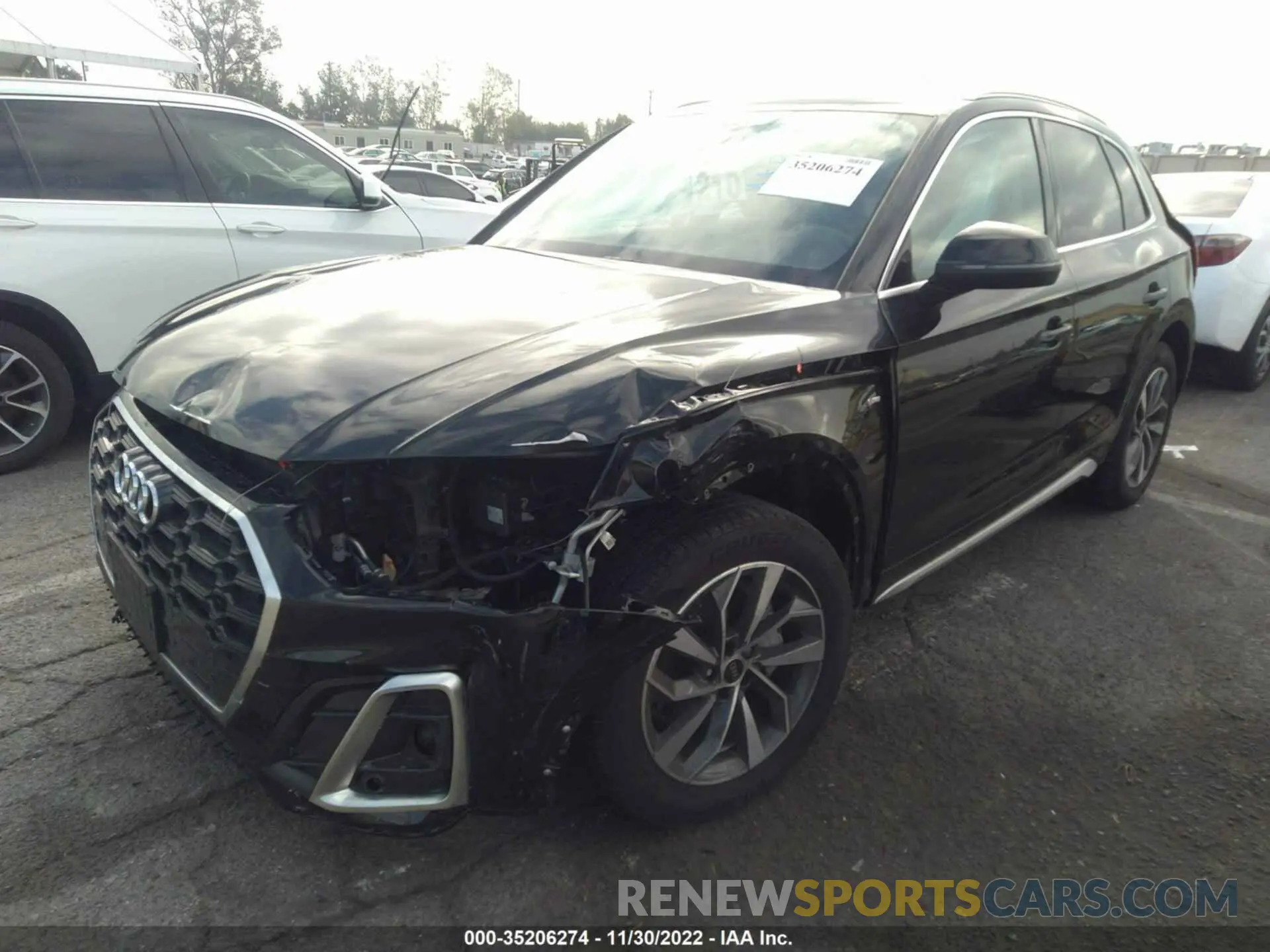 2 Фотография поврежденного автомобиля WA1EAAFY8N2018564 AUDI Q5 2022