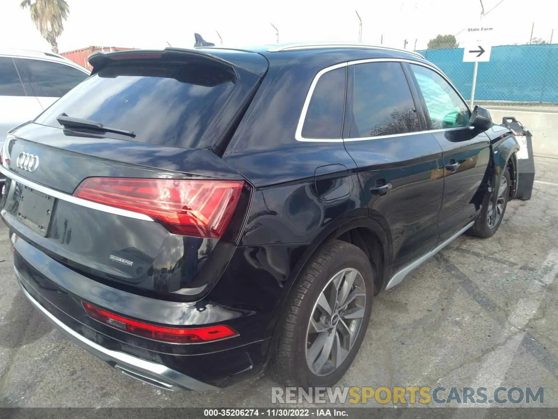 4 Фотография поврежденного автомобиля WA1EAAFY8N2018564 AUDI Q5 2022